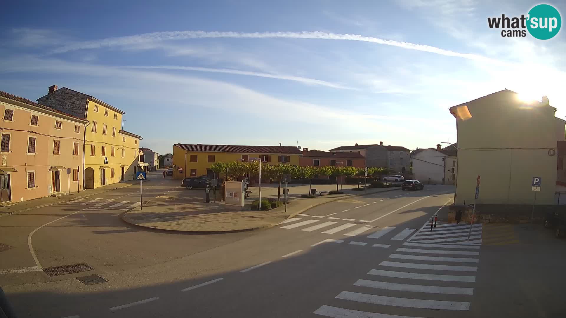Bale, webcam de la place La Musa – Istrie – Croatie