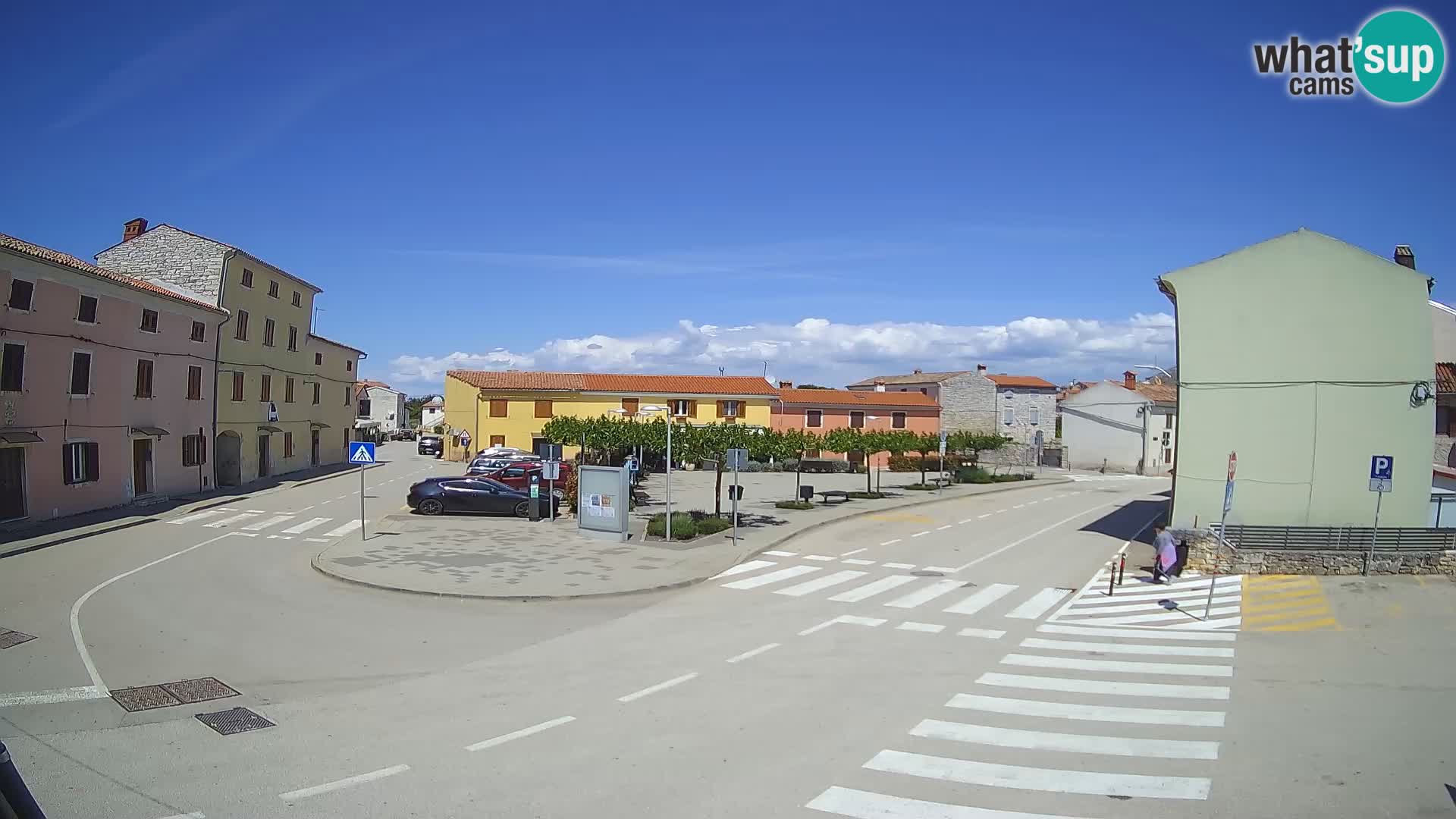 Bale, webcam de la plaza La Musa – Istria – Croacia