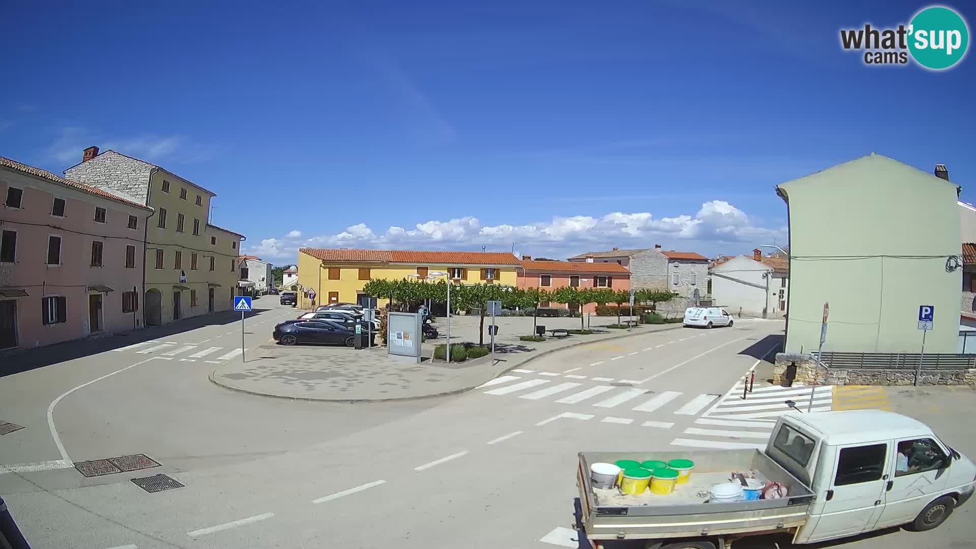 Bale, webcam de la plaza La Musa – Istria – Croacia