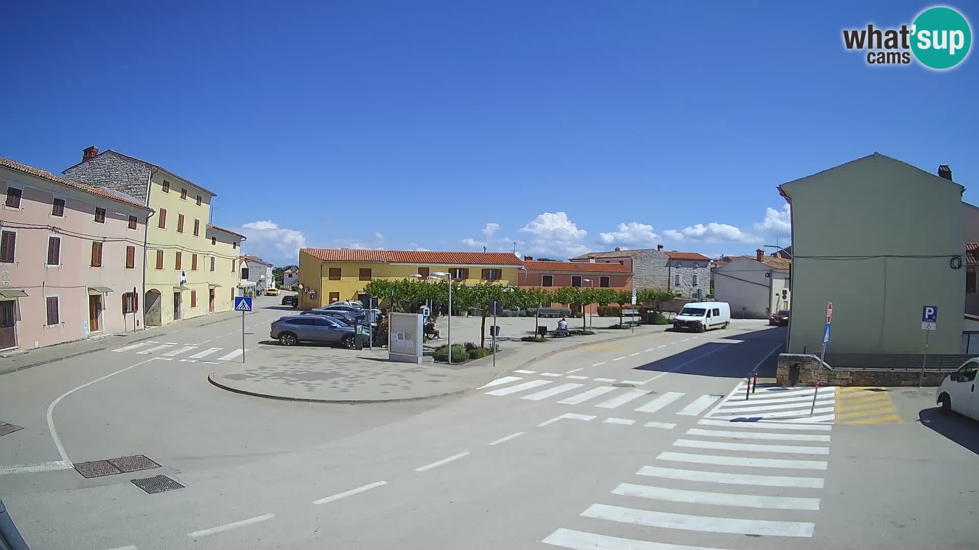 Bale, webcam de la plaza La Musa – Istria – Croacia