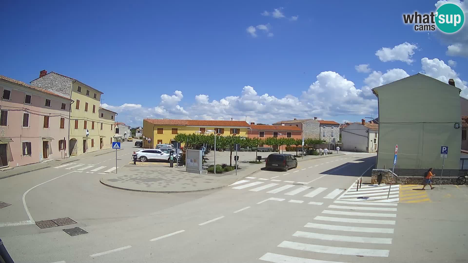 Bale, webcam de la plaza La Musa – Istria – Croacia