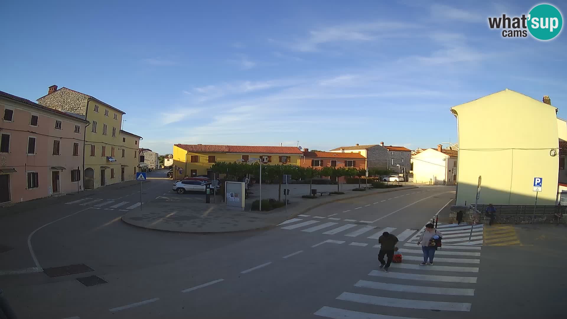 Bale, webcam de la place La Musa – Istrie – Croatie