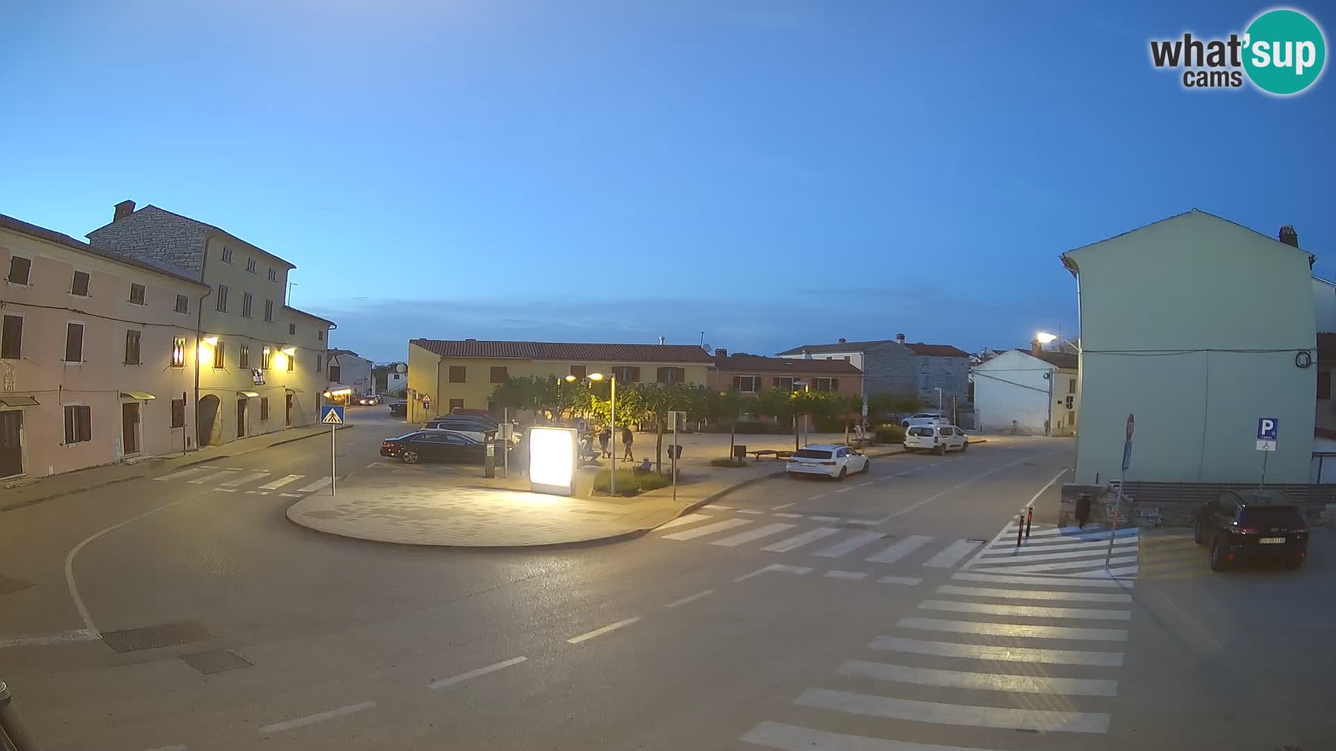 Bale, webcam de la plaza La Musa – Istria – Croacia