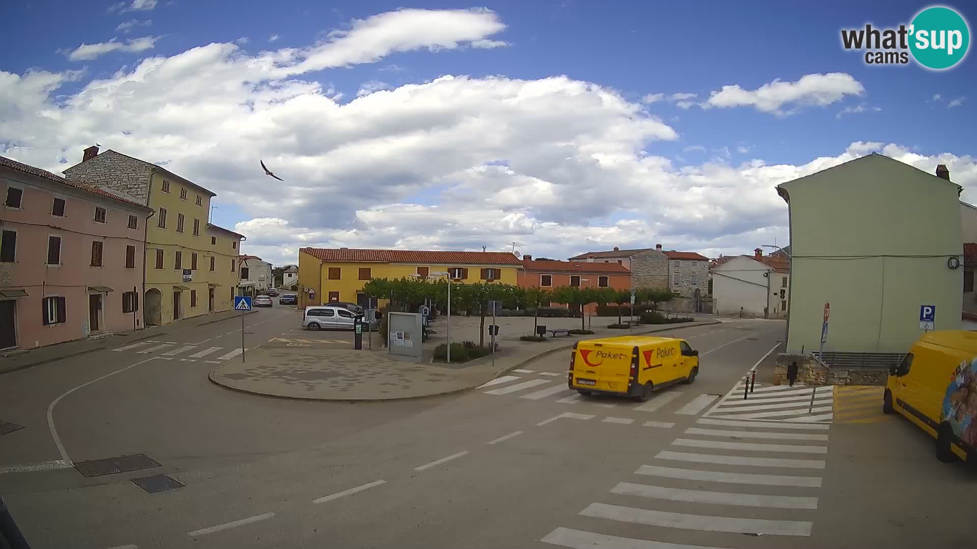 Bale, webcam de la place La Musa – Istrie – Croatie