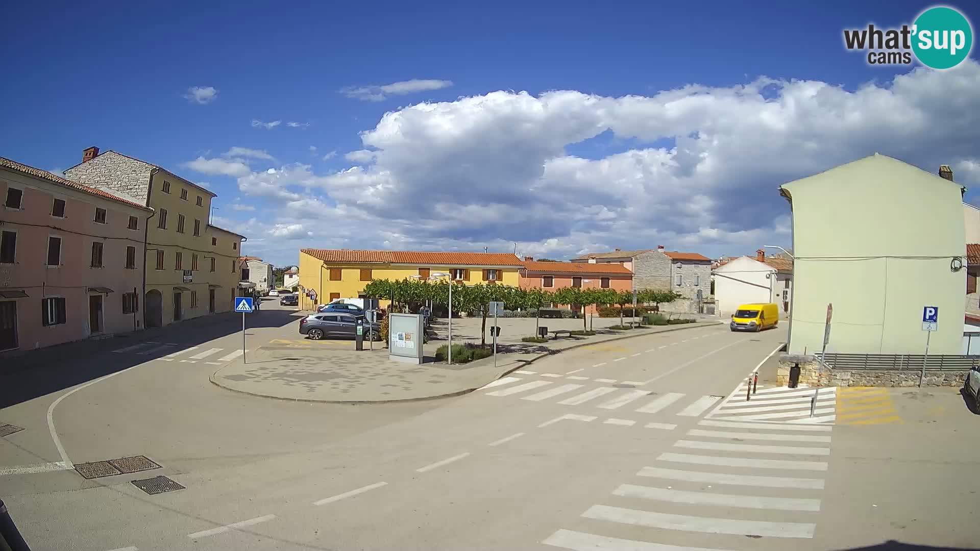 Bale, webcam de la place La Musa – Istrie – Croatie
