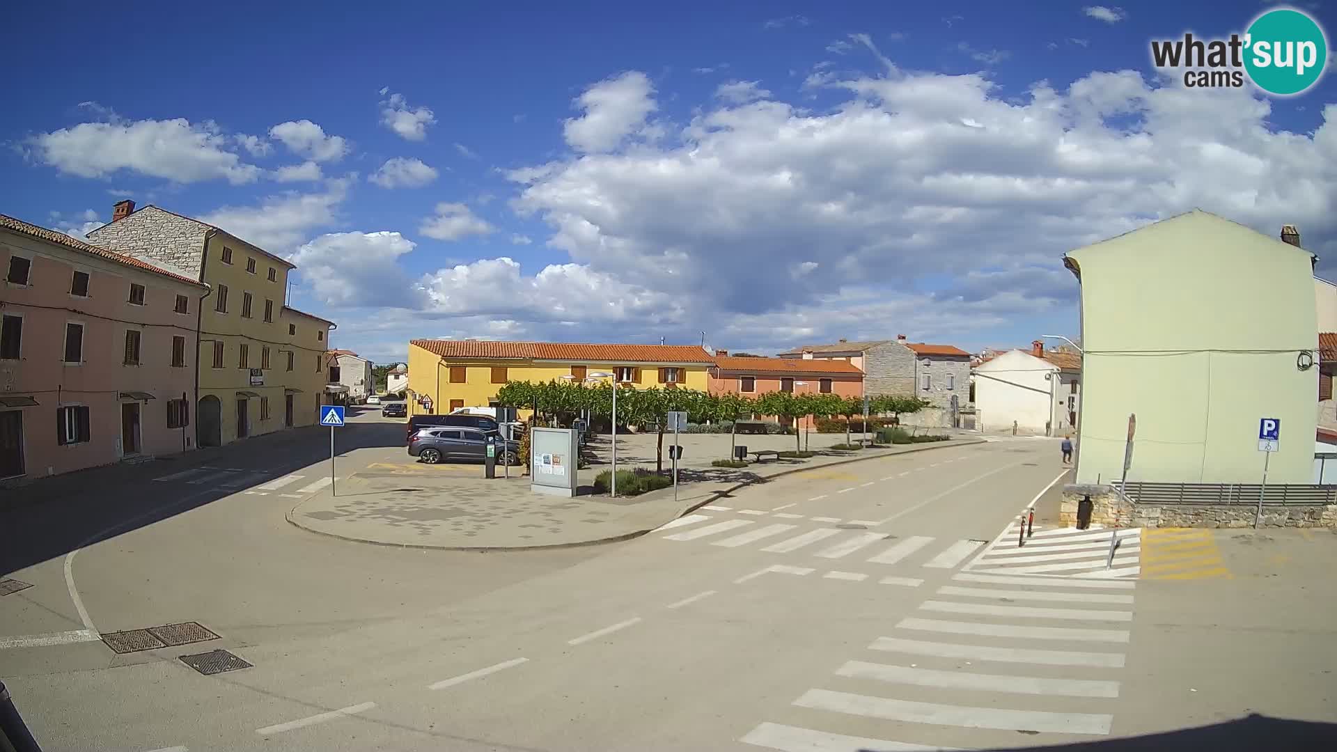 Bale, webcam de la plaza La Musa – Istria – Croacia