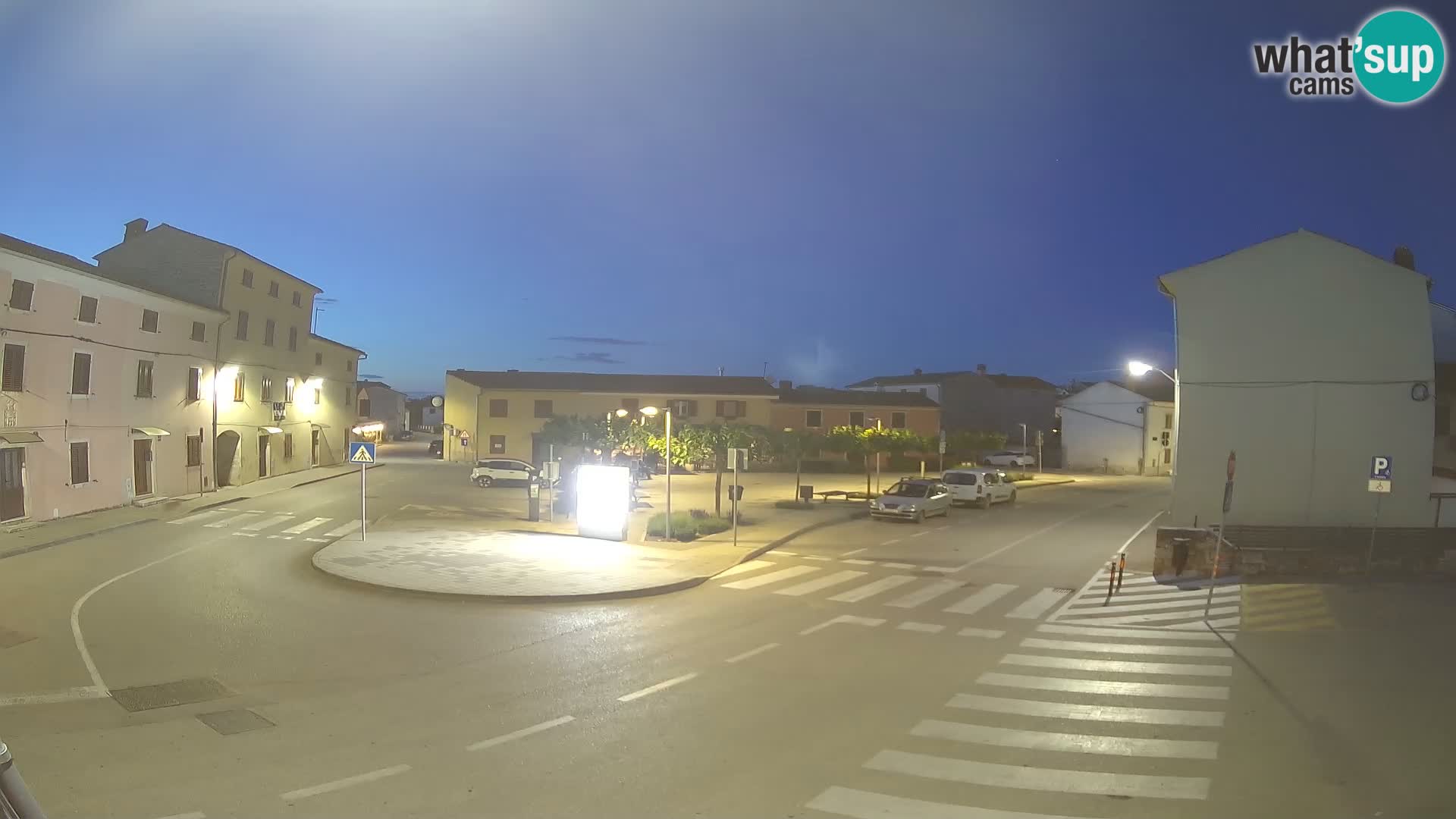 Bale, webcam de la place La Musa – Istrie – Croatie