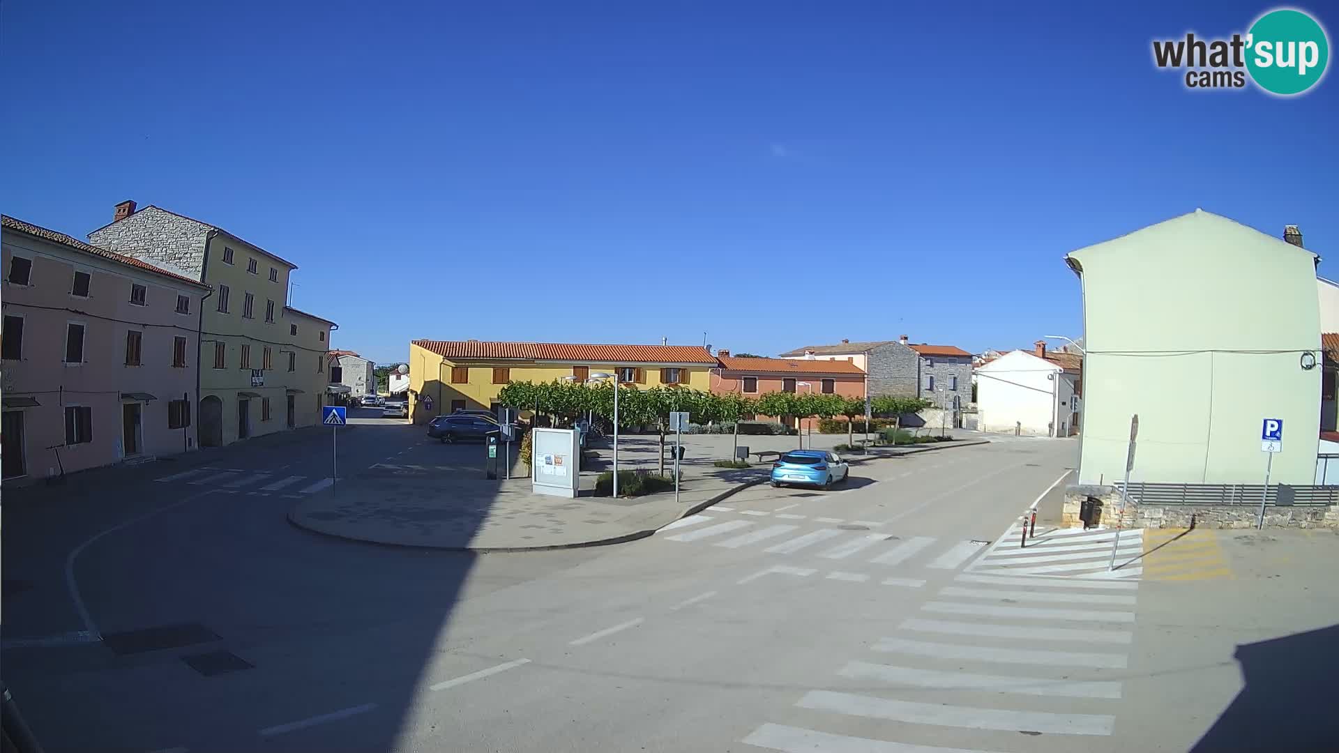 Bale, webcam de la place La Musa – Istrie – Croatie
