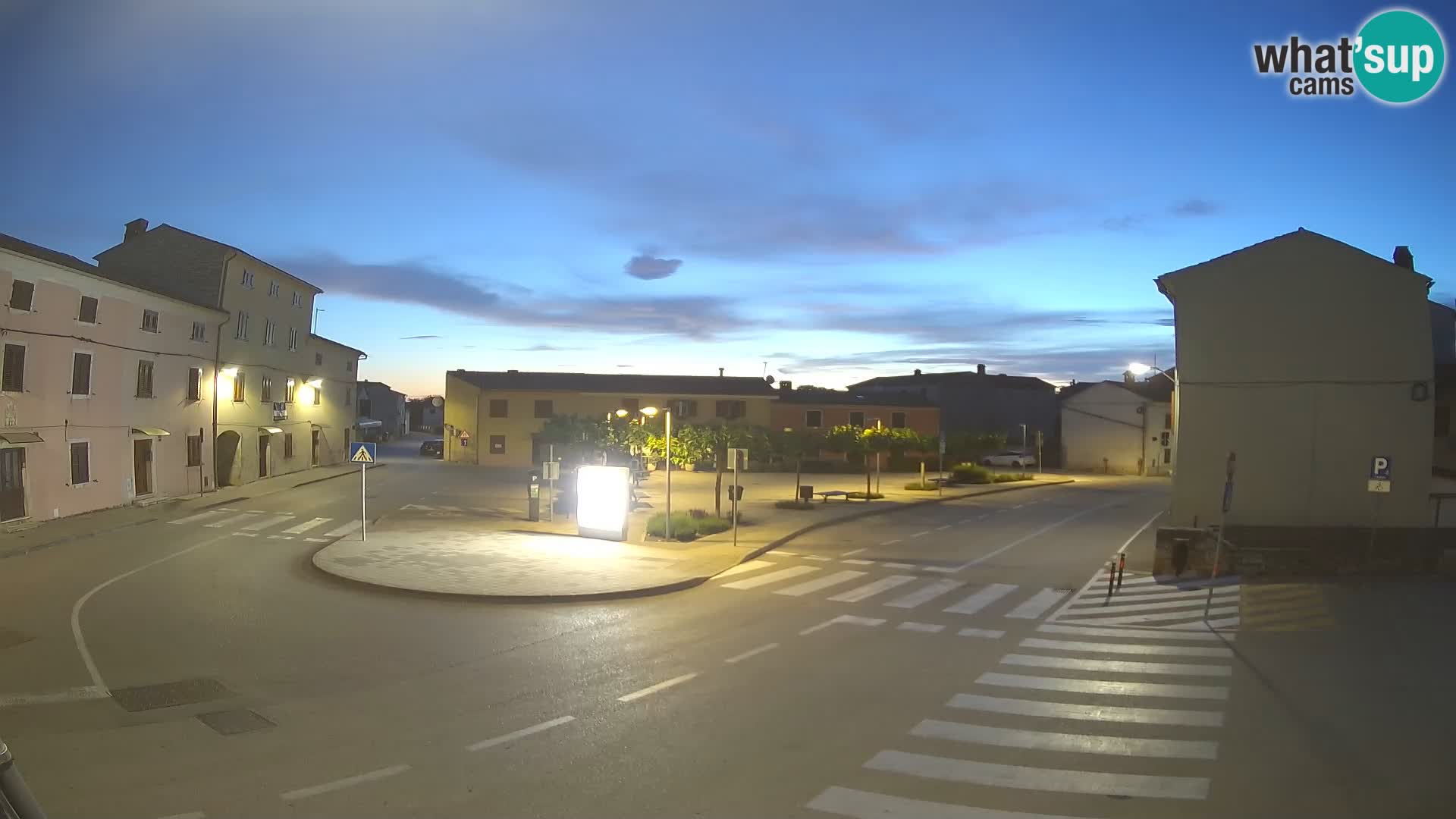 Bale, webcam de la place La Musa – Istrie – Croatie