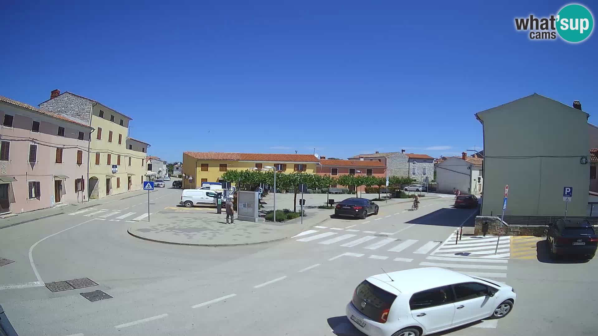 Bale, webcam de la plaza La Musa – Istria – Croacia