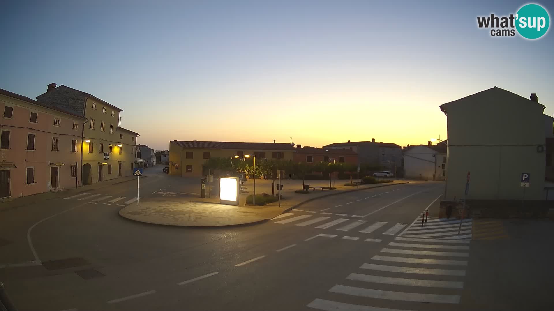 Bale, webcam de la plaza La Musa – Istria – Croacia