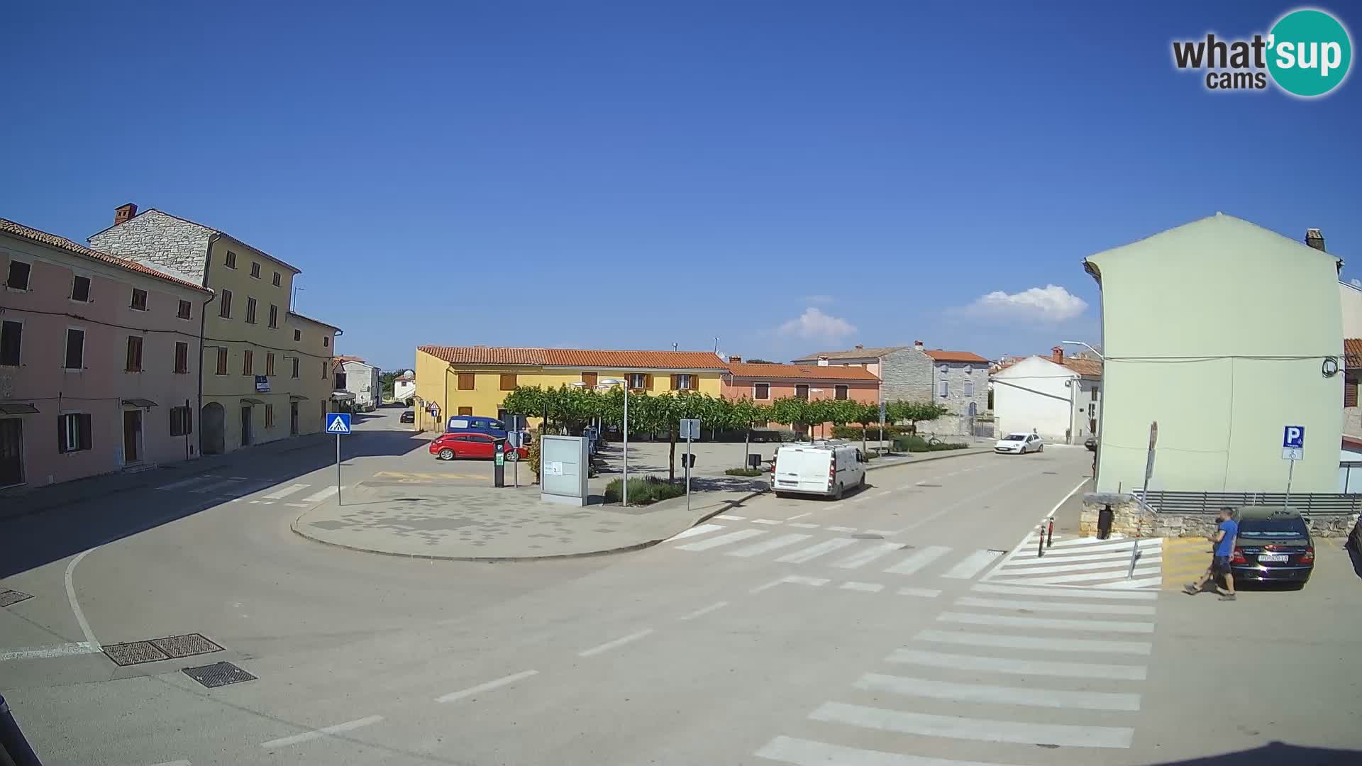 Bale, webcam de la plaza La Musa – Istria – Croacia
