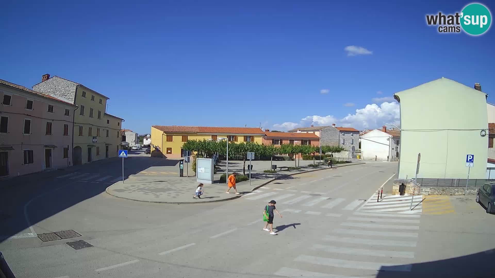 Bale, webcam de la plaza La Musa – Istria – Croacia