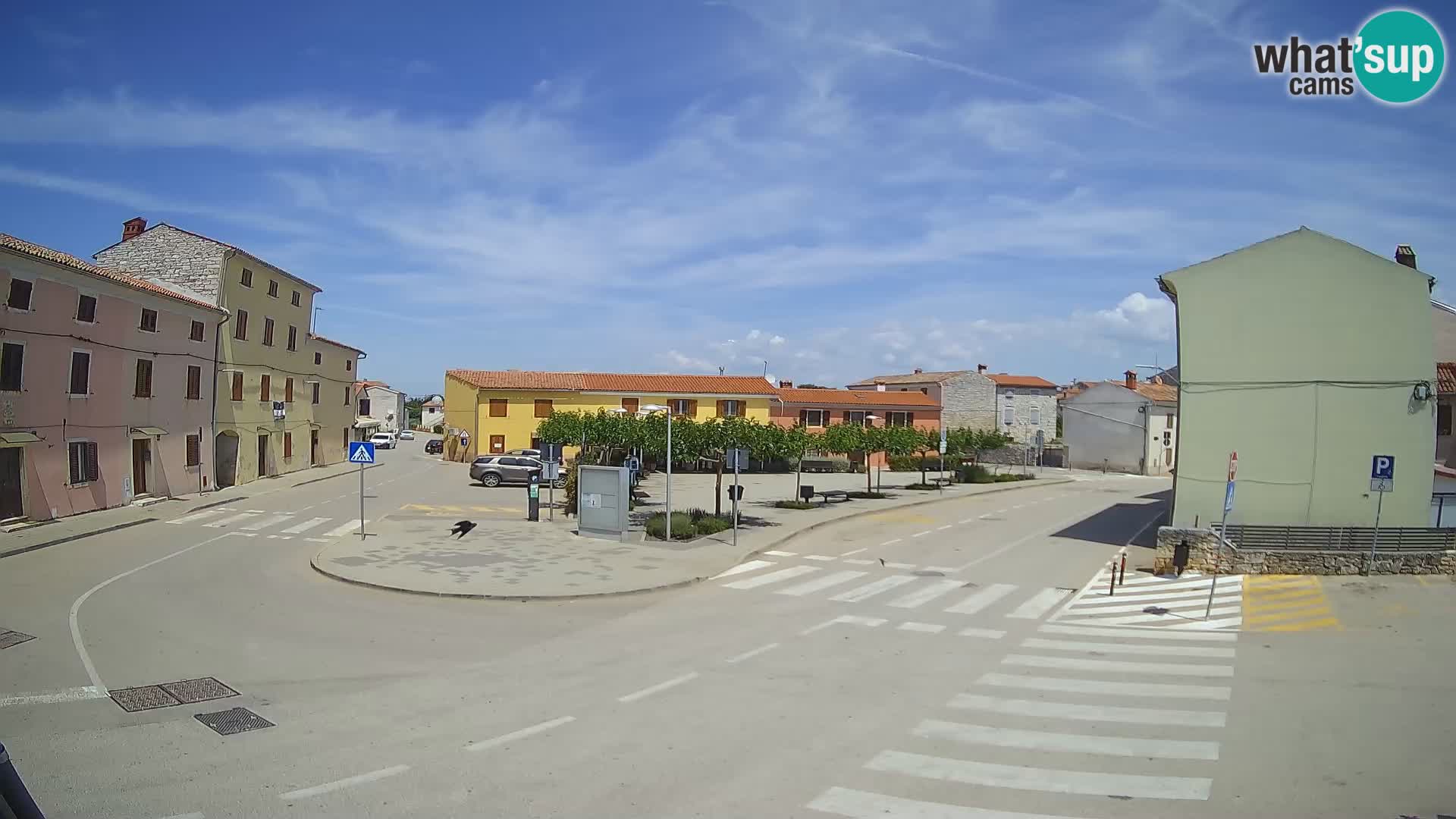 Bale, webcam de la place La Musa – Istrie – Croatie