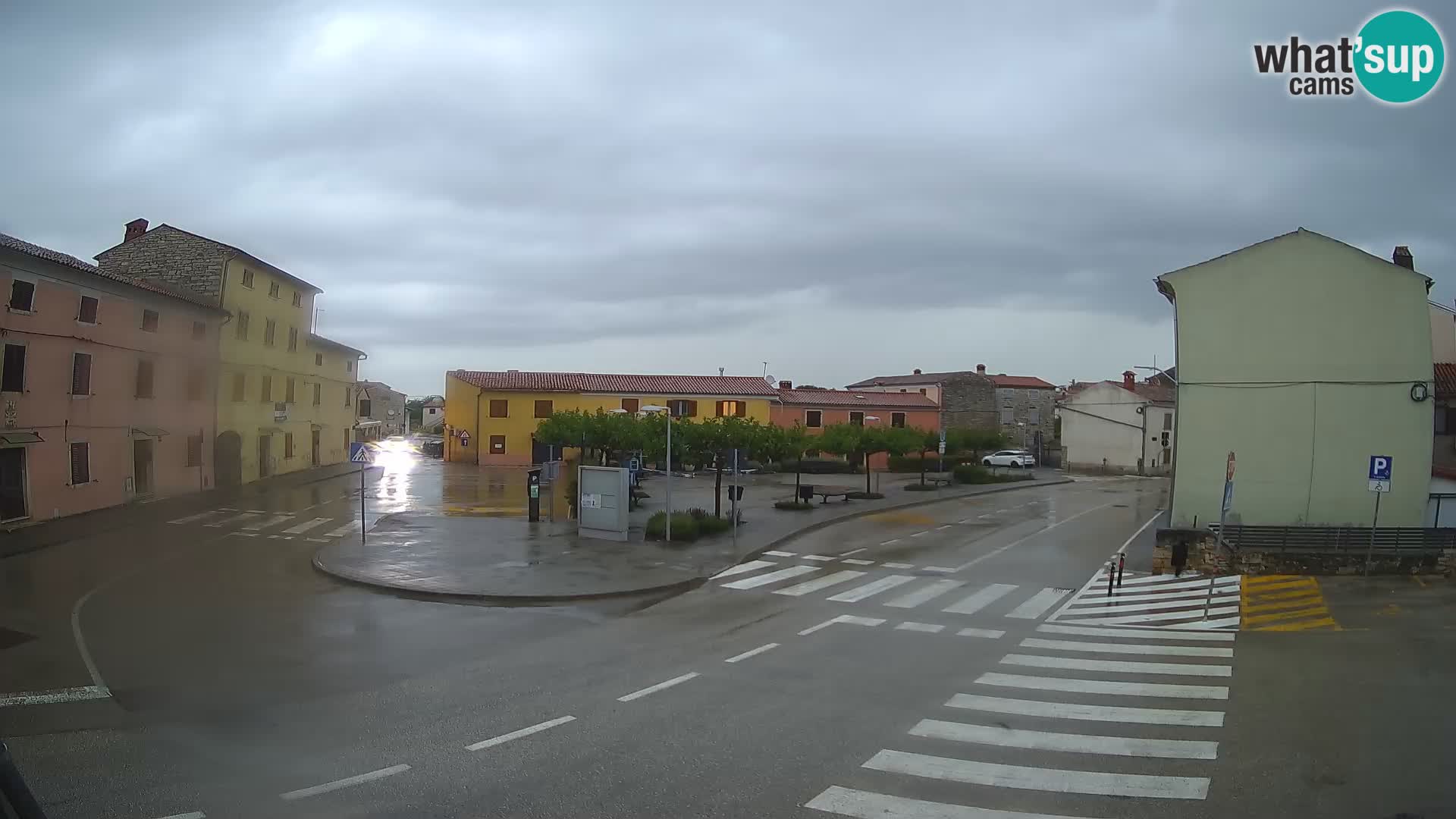 Bale, webcam de la plaza La Musa – Istria – Croacia