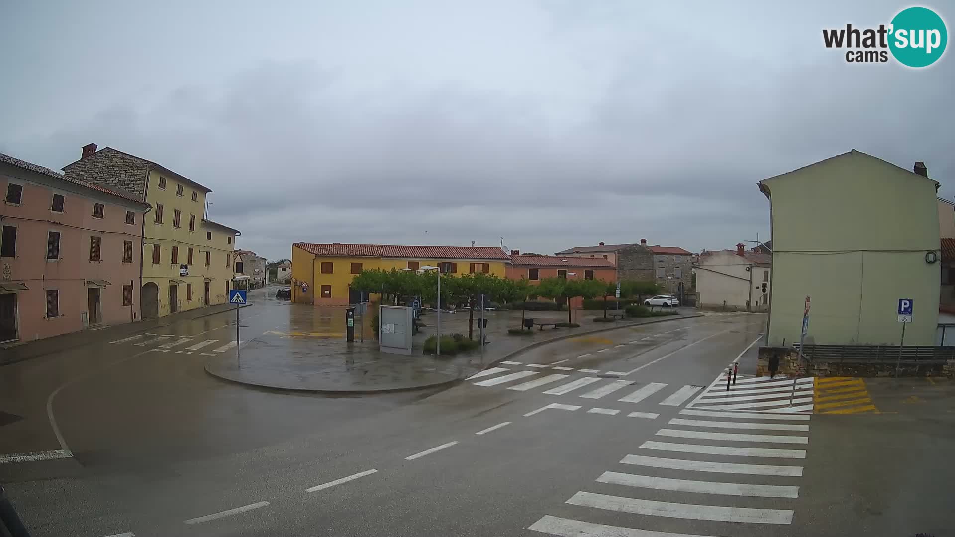 Bale, webcam de la place La Musa – Istrie – Croatie