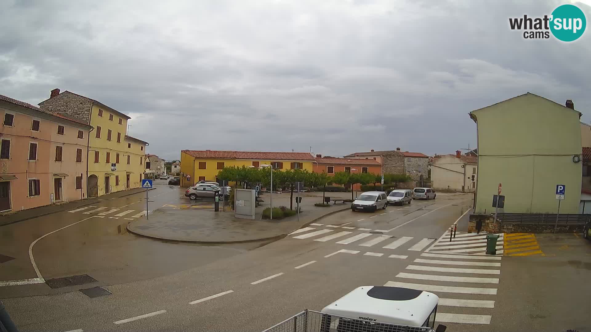 Bale, webcam de la place La Musa – Istrie – Croatie