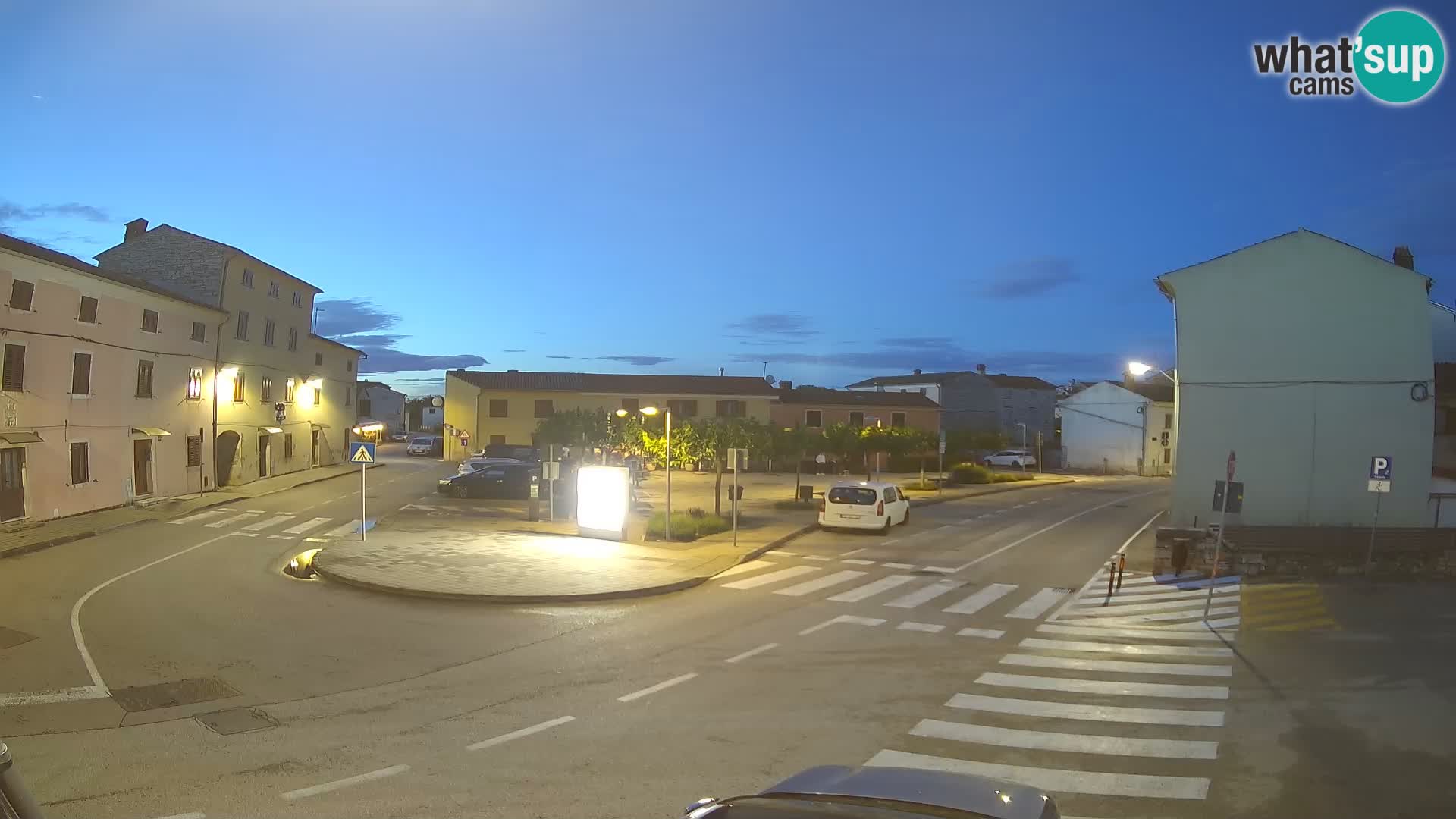 Bale, webcam de la place La Musa – Istrie – Croatie