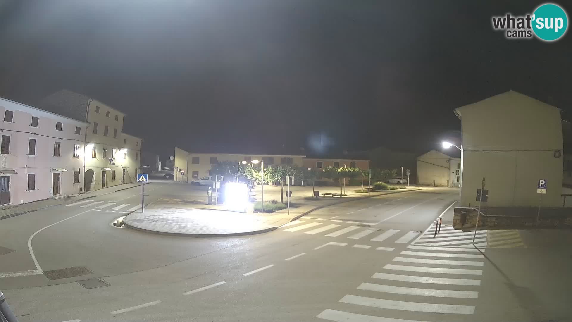 Bale, webcam de la plaza La Musa – Istria – Croacia