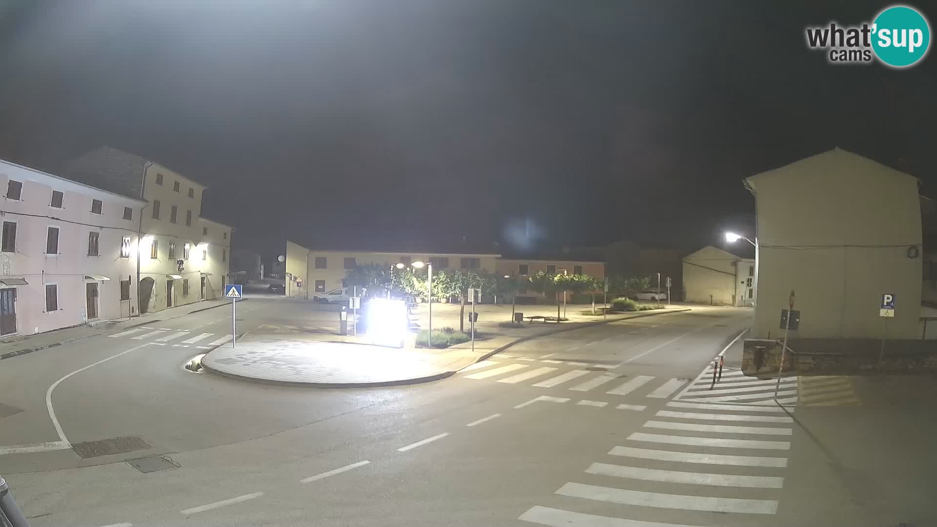 Bale, webcam de la place La Musa – Istrie – Croatie