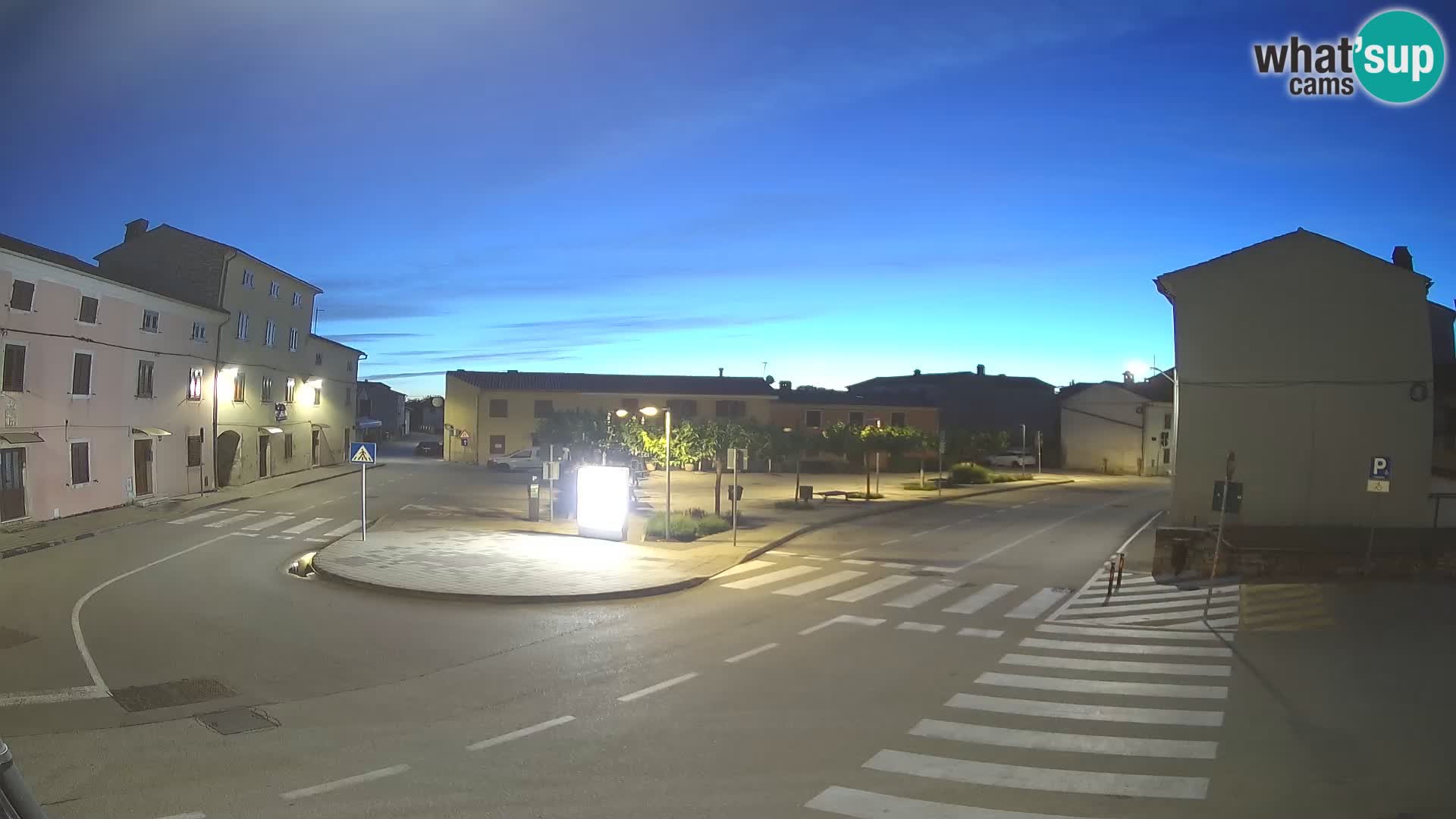 Bale, webcam de la place La Musa – Istrie – Croatie