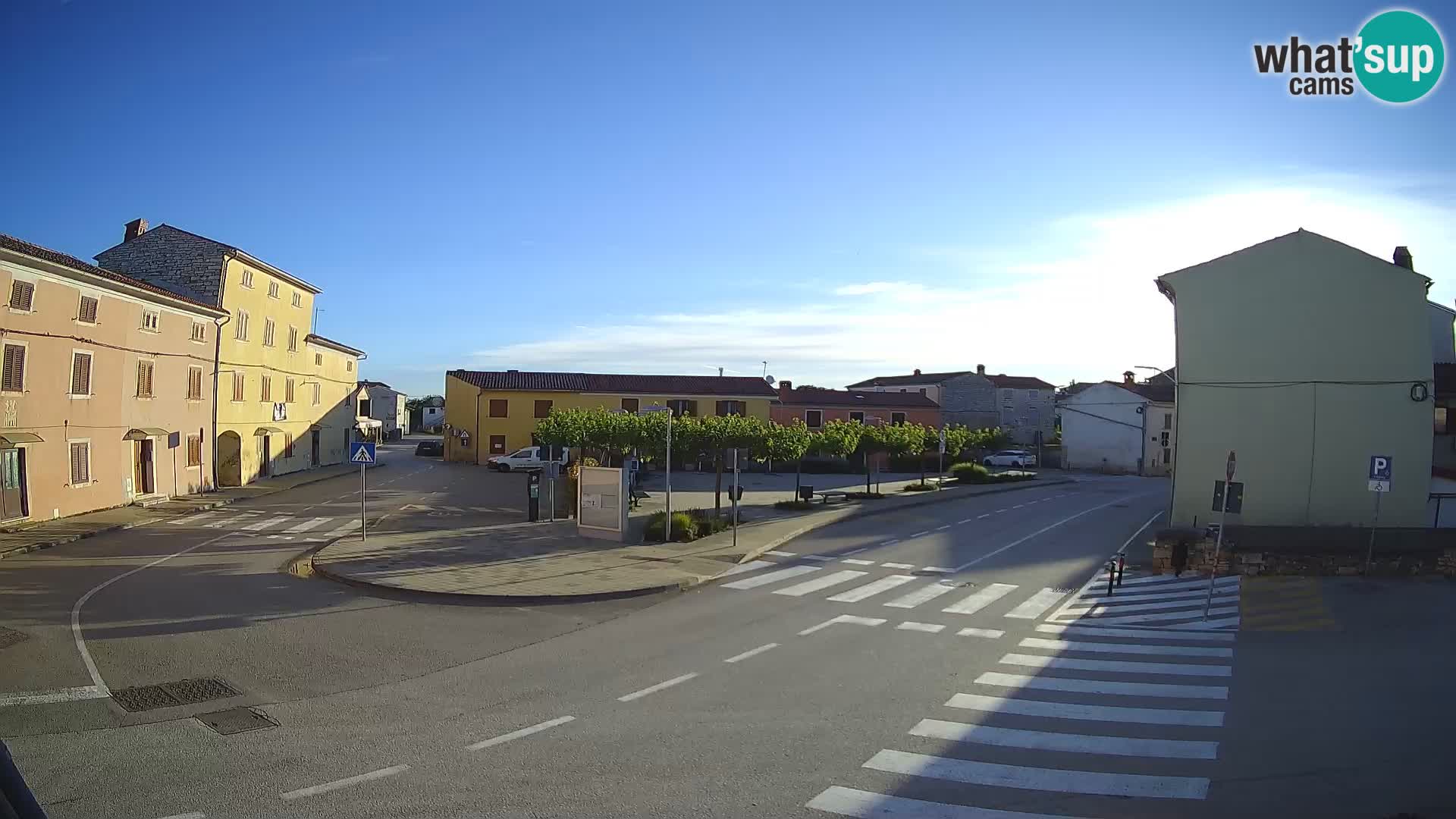 Bale, webcam de la place La Musa – Istrie – Croatie