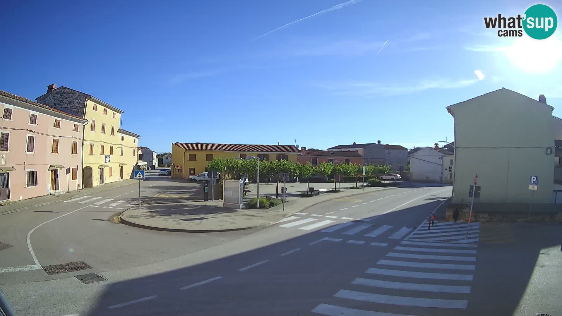 Bale, webcam de la place La Musa – Istrie – Croatie