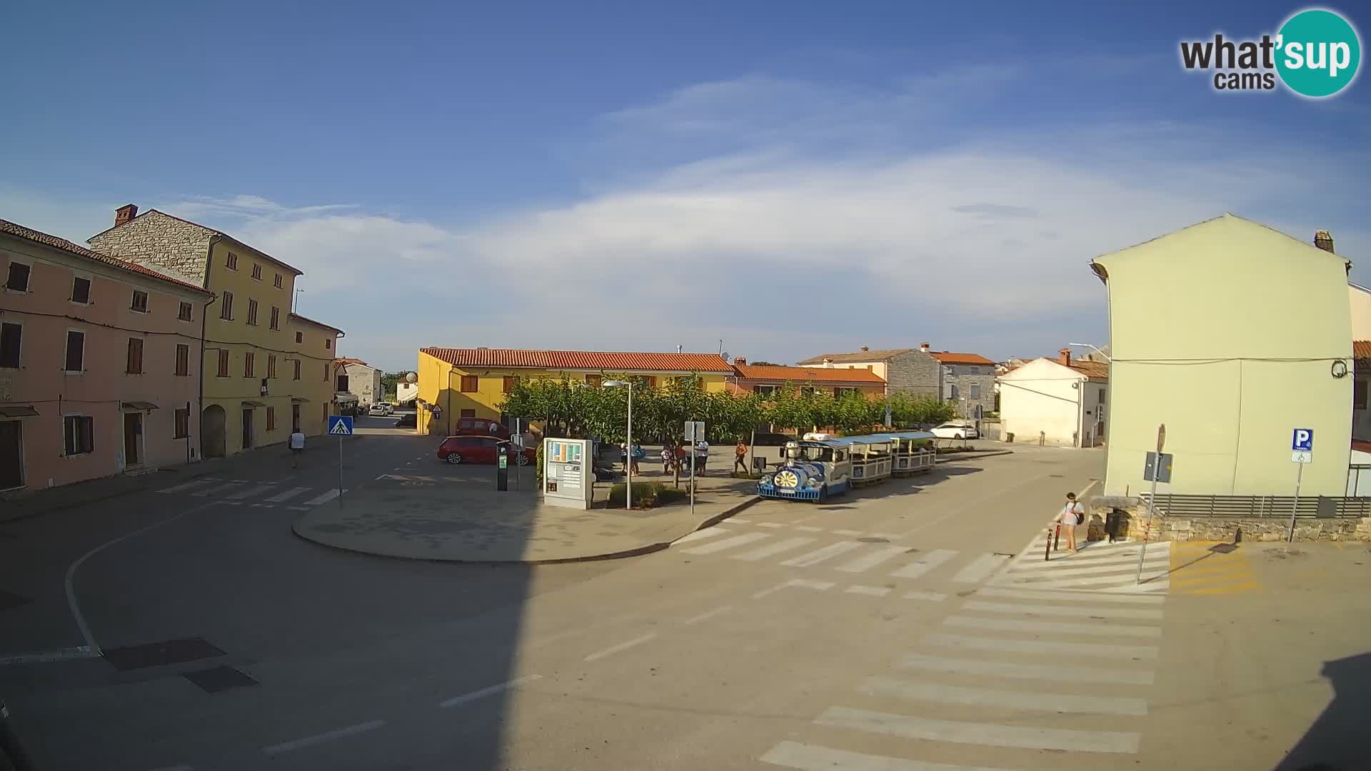 Bale, webcam de la place La Musa – Istrie – Croatie