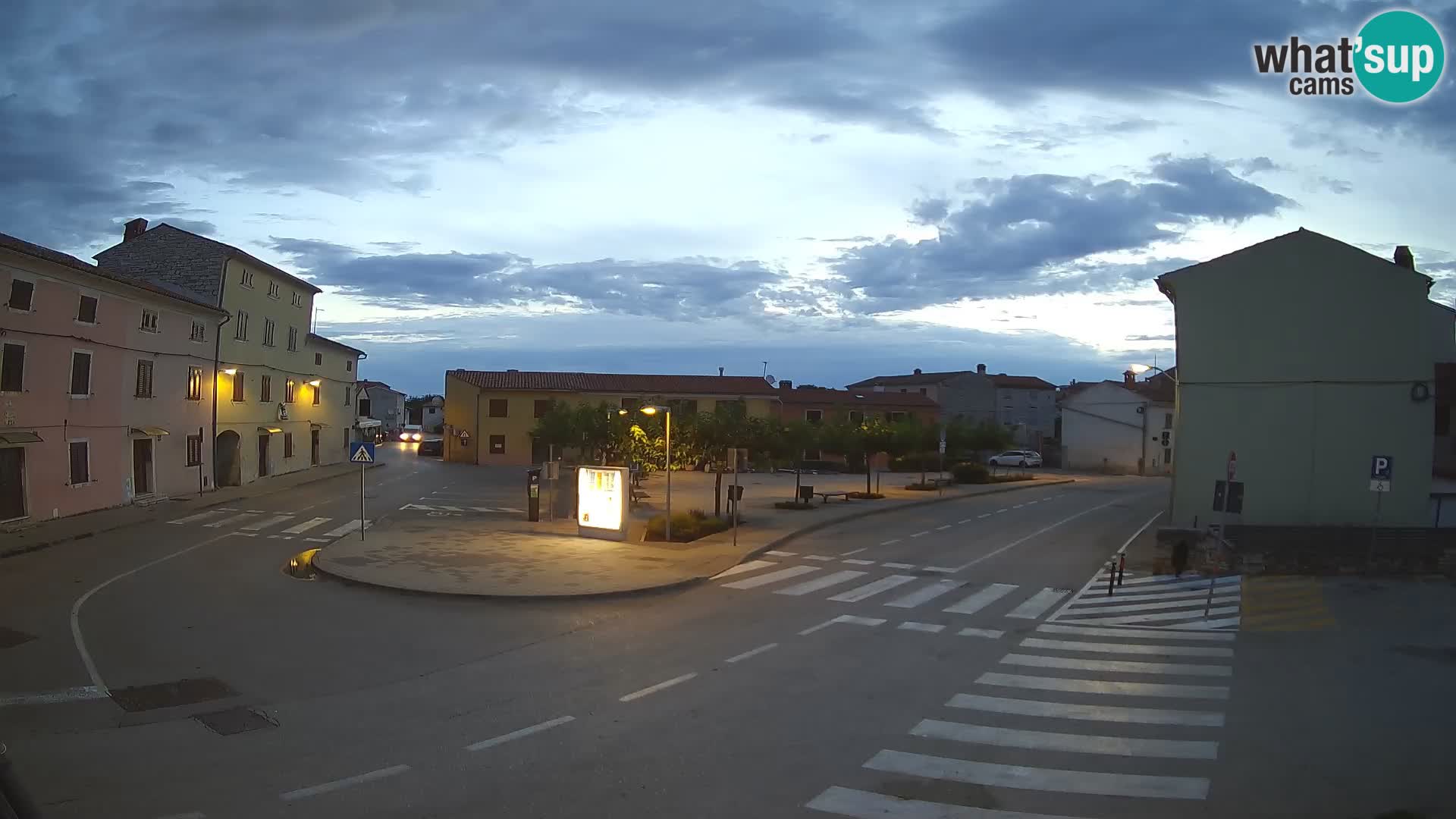 Bale, webcam de la plaza La Musa – Istria – Croacia