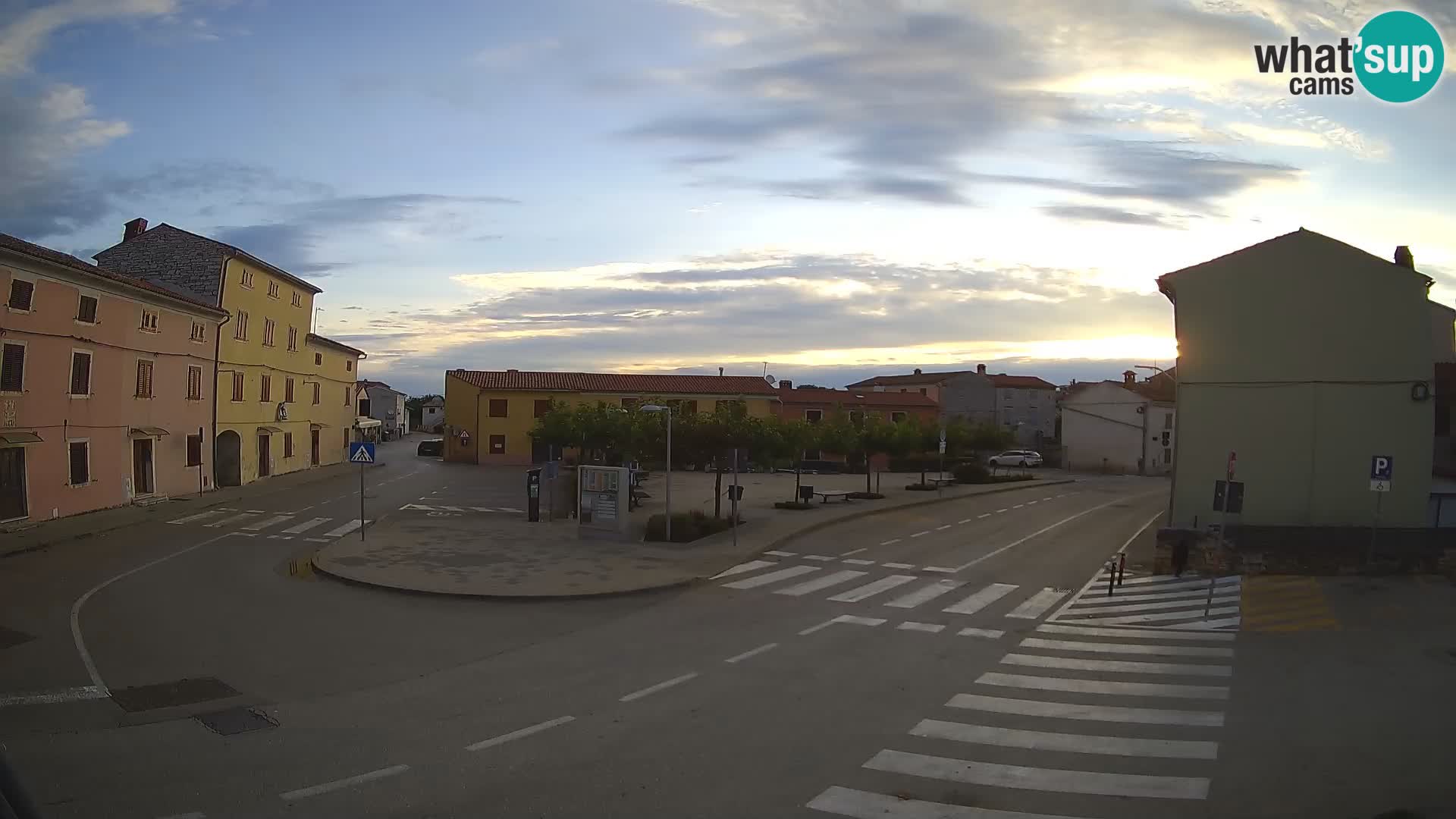 Bale, webcam de la plaza La Musa – Istria – Croacia