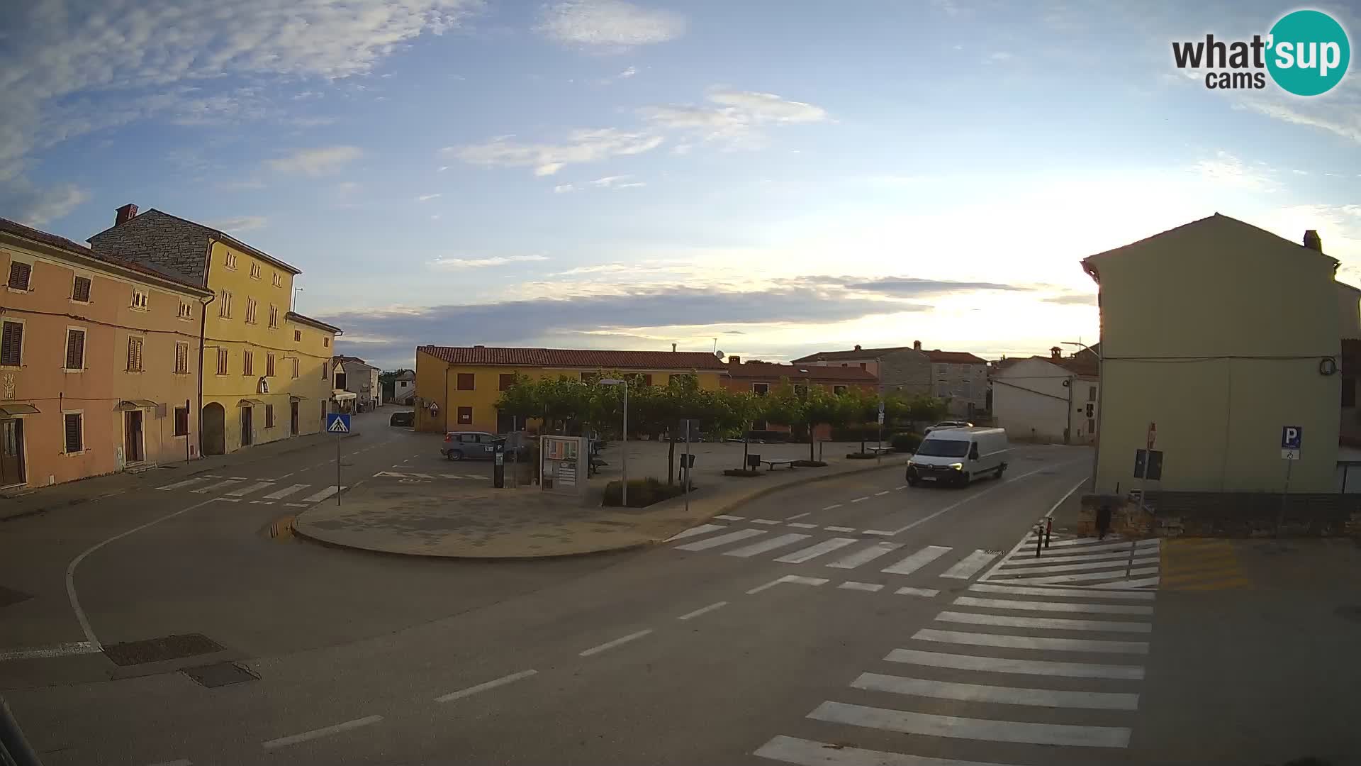 Bale, webcam de la plaza La Musa – Istria – Croacia
