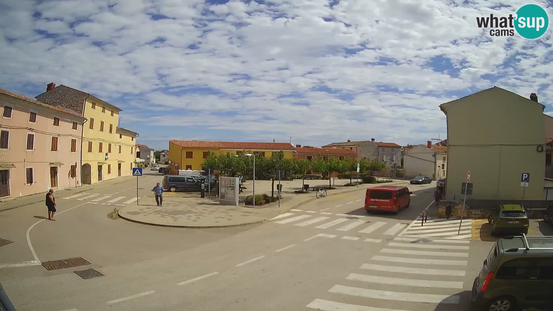 Bale, webcam de la plaza La Musa – Istria – Croacia
