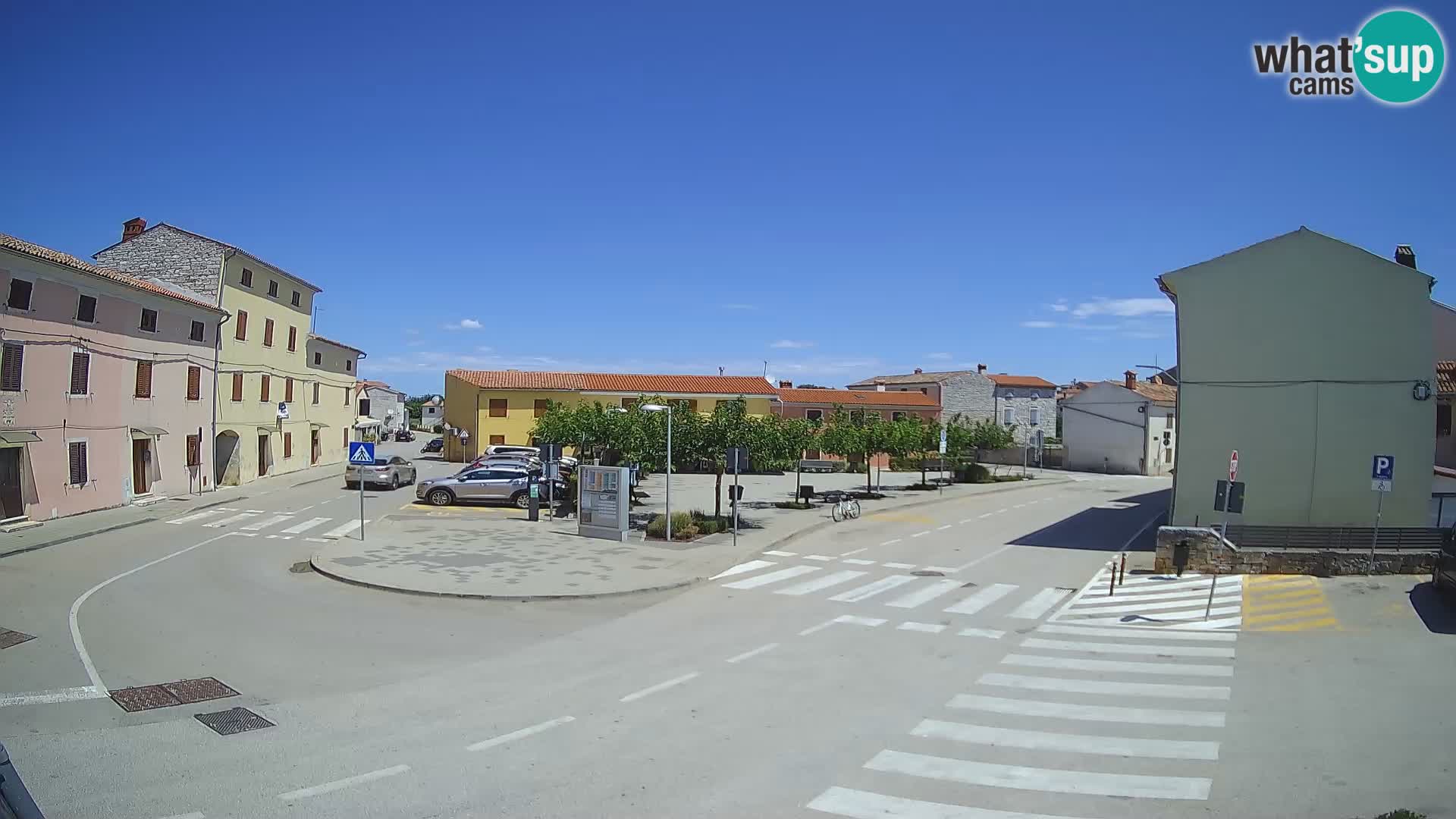 Bale, webcam de la plaza La Musa – Istria – Croacia