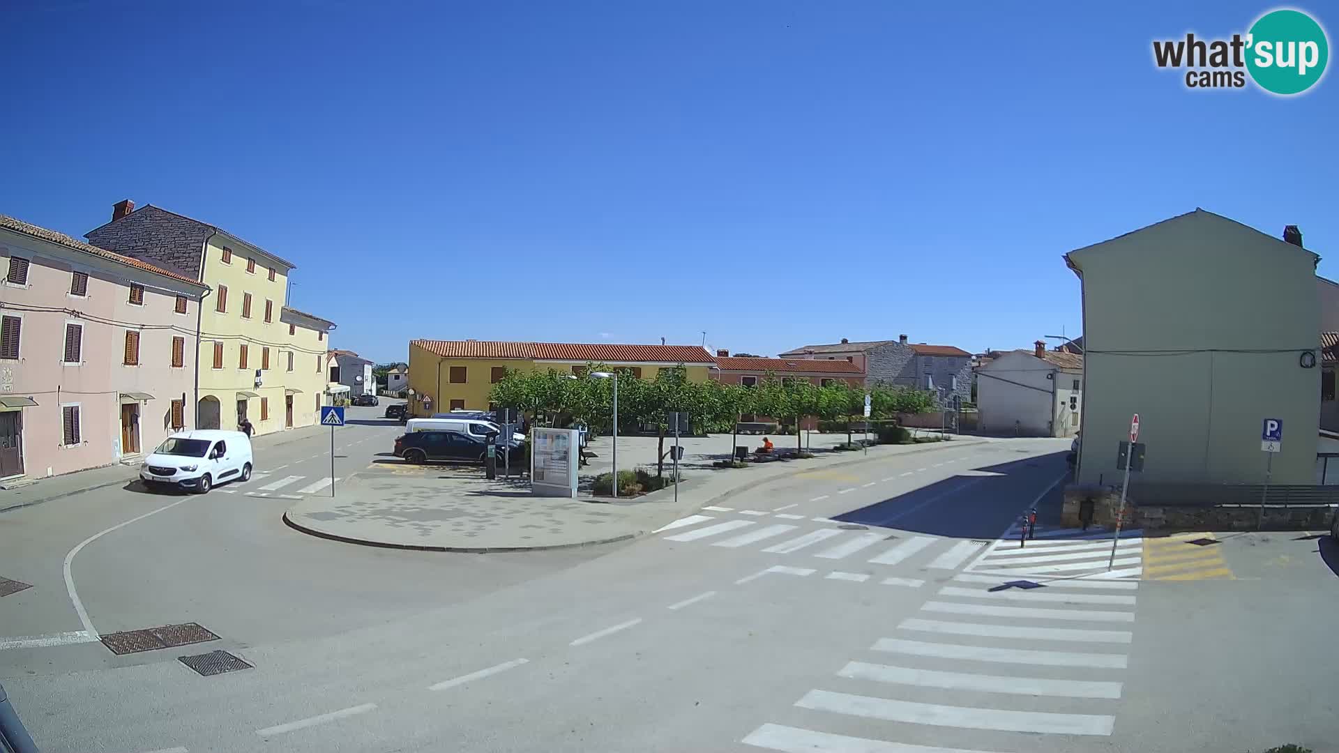 Bale Trg La Musa webcam – Istria – Croatia