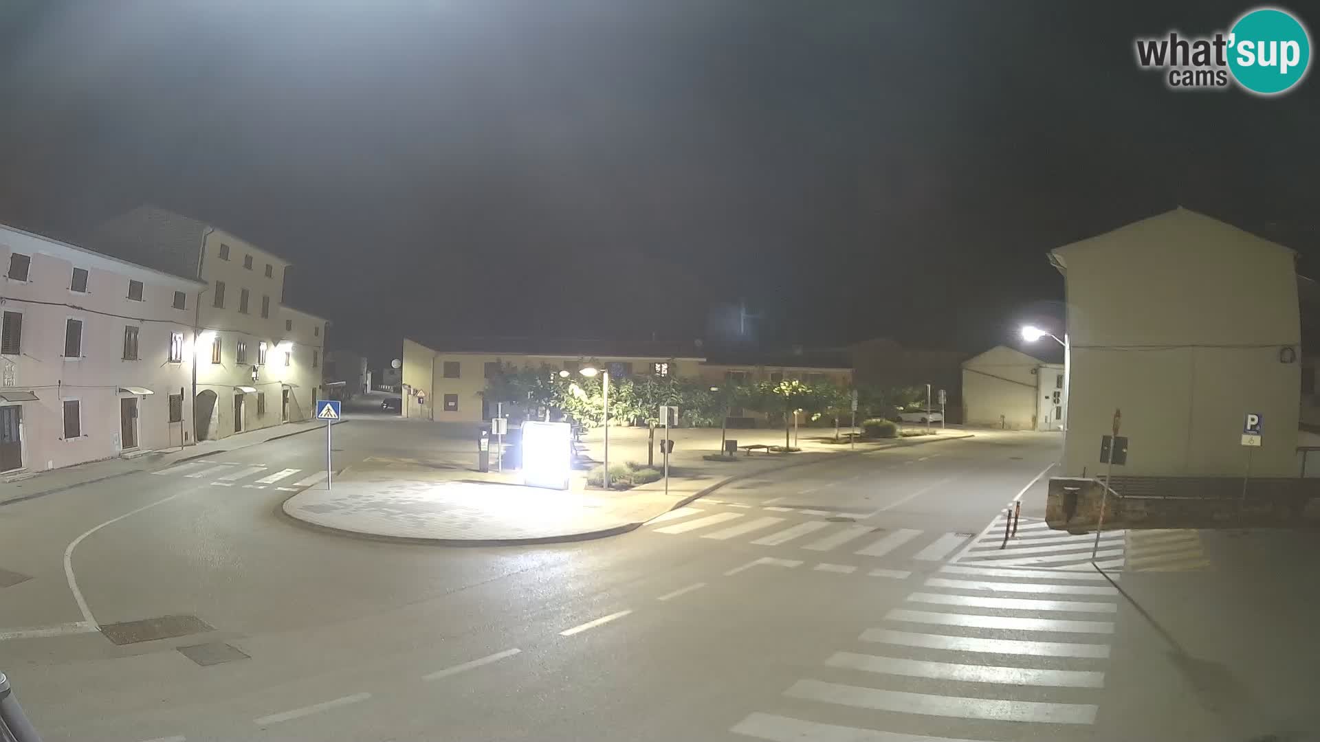 Bale, webcam de la place La Musa – Istrie – Croatie