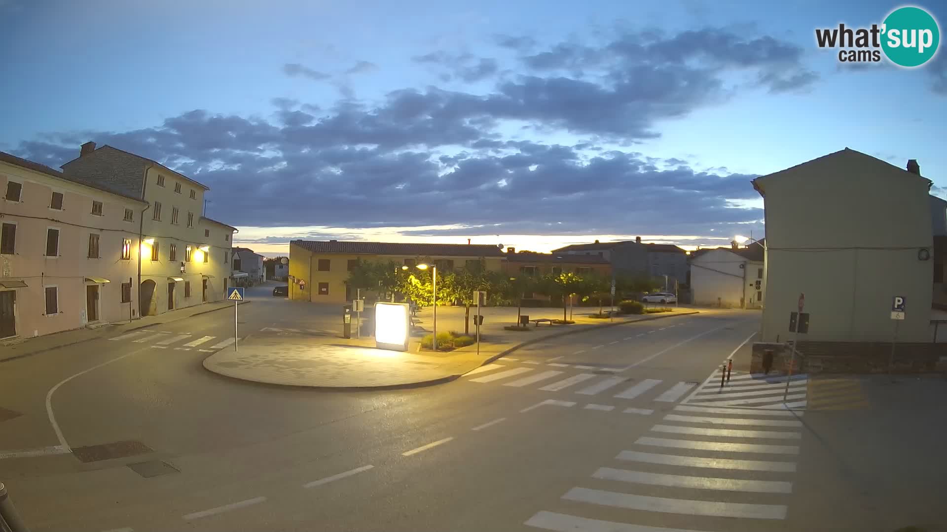 Bale, webcam de la plaza La Musa – Istria – Croacia