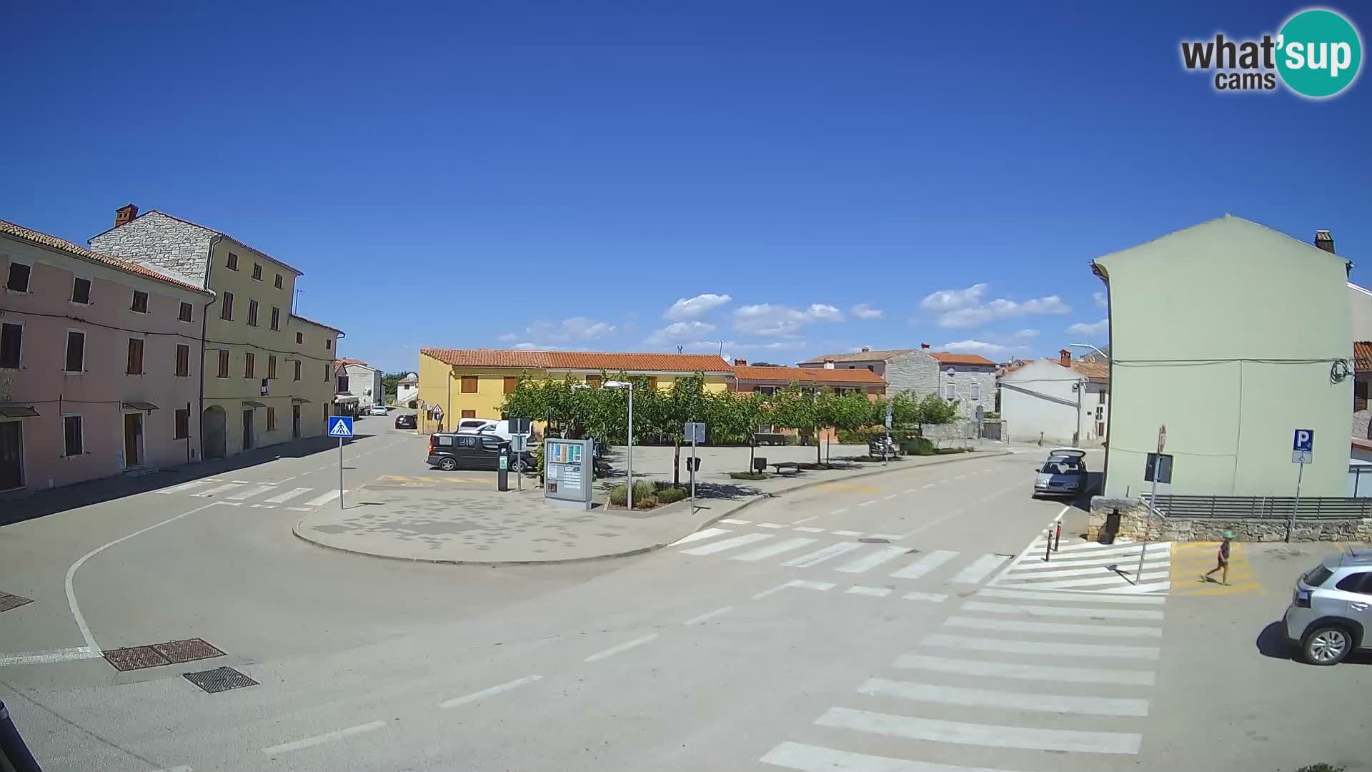 Bale Trg La Musa webcam – Istria – Croatia
