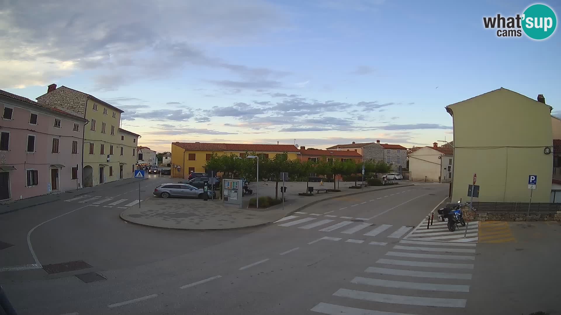 Bale, webcam de la plaza La Musa – Istria – Croacia