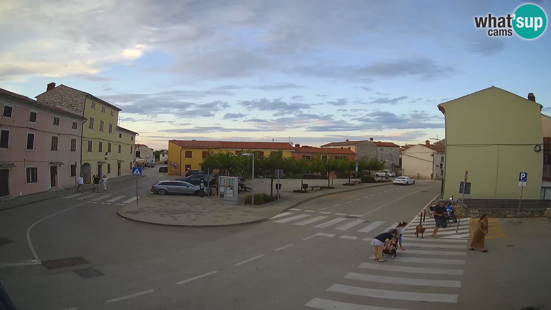 Bale, webcam de la plaza La Musa – Istria – Croacia
