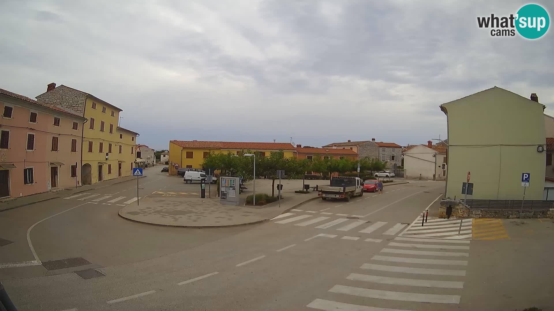Bale, webcam de la place La Musa – Istrie – Croatie