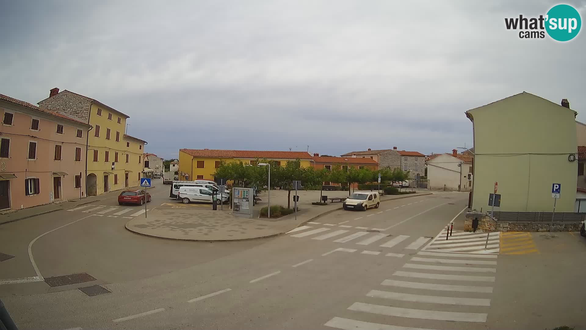 Bale, webcam de la plaza La Musa – Istria – Croacia