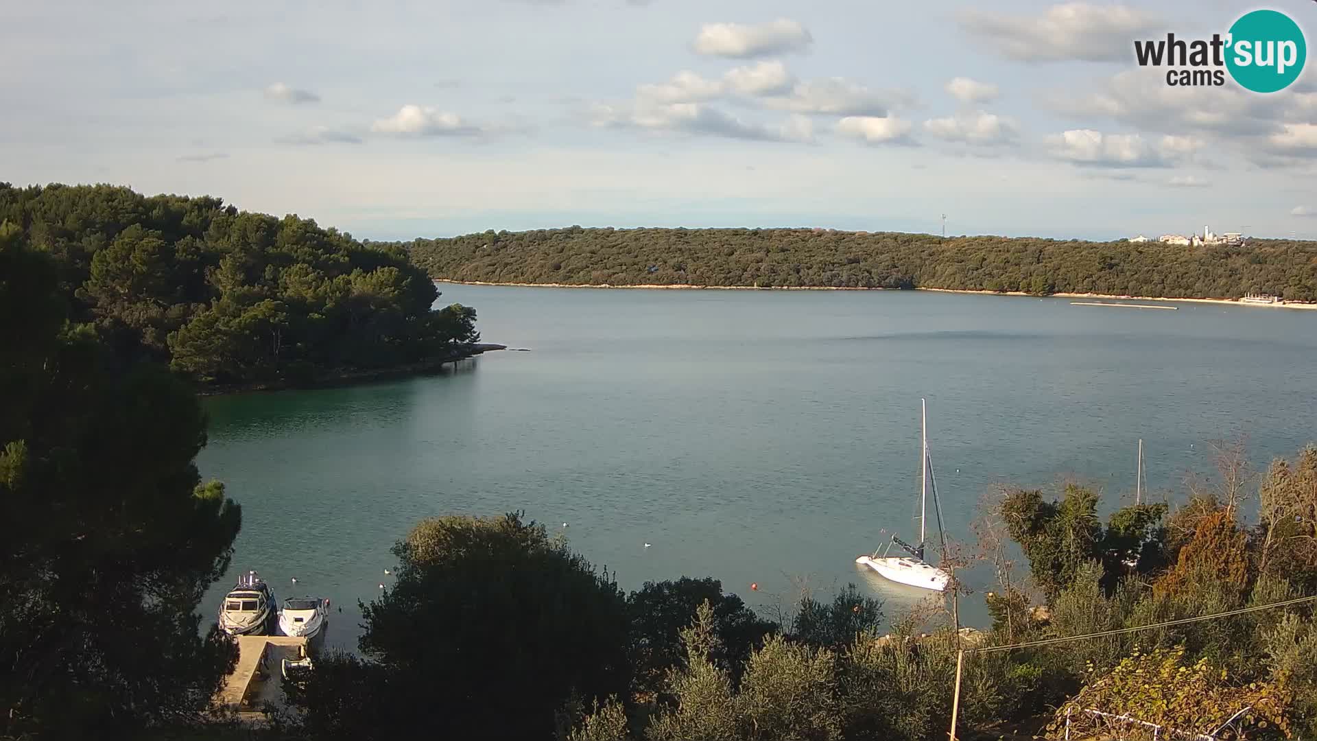 Live Webcam Gulf of Banjole near Pula