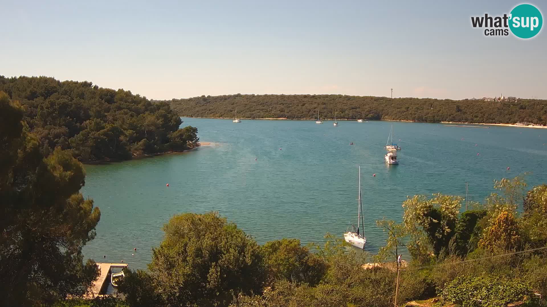 Live Webcam Gulf of Banjole near Pula
