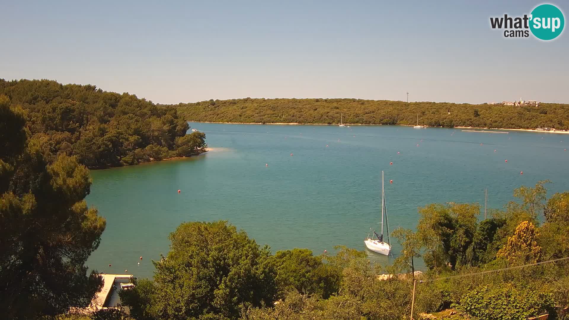Live Webcam Gulf of Banjole near Pula