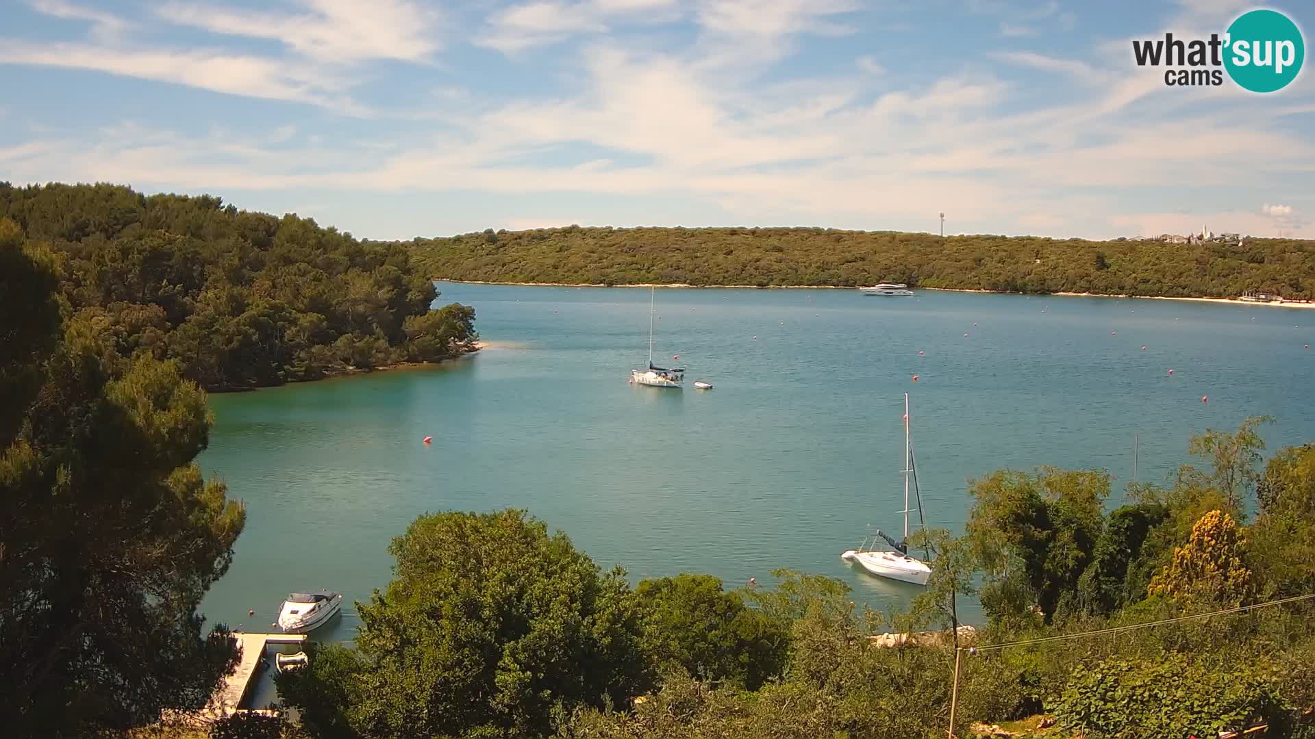 Live Webcam Gulf of Banjole near Pula
