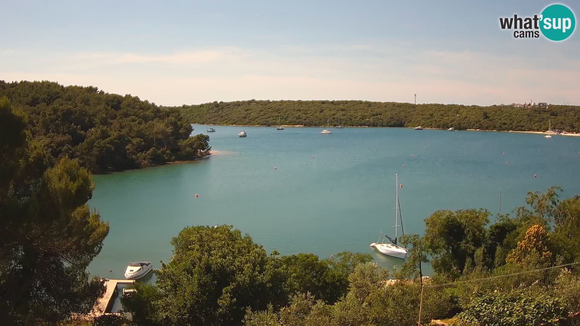 Live Webcam Gulf of Banjole near Pula