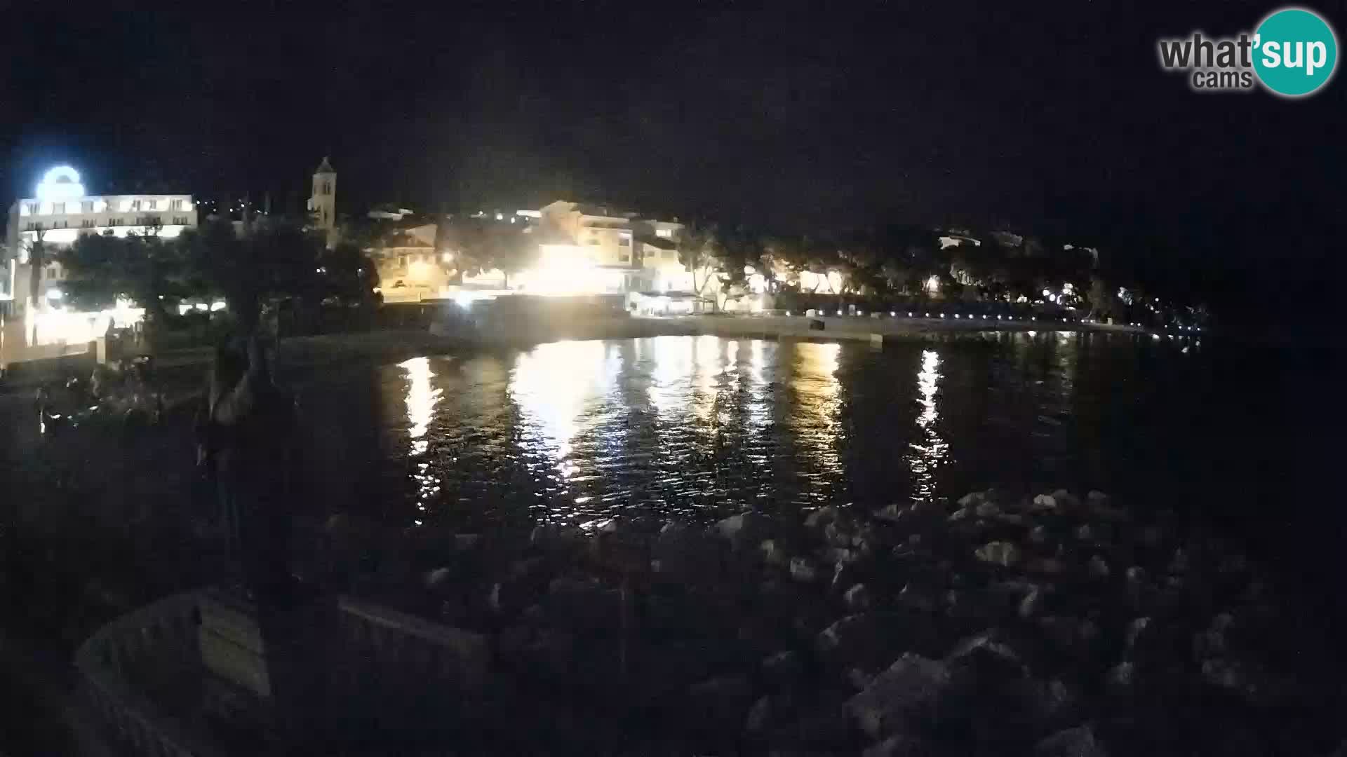 Web kamera Baška Voda – Sv. Nikola i plaža