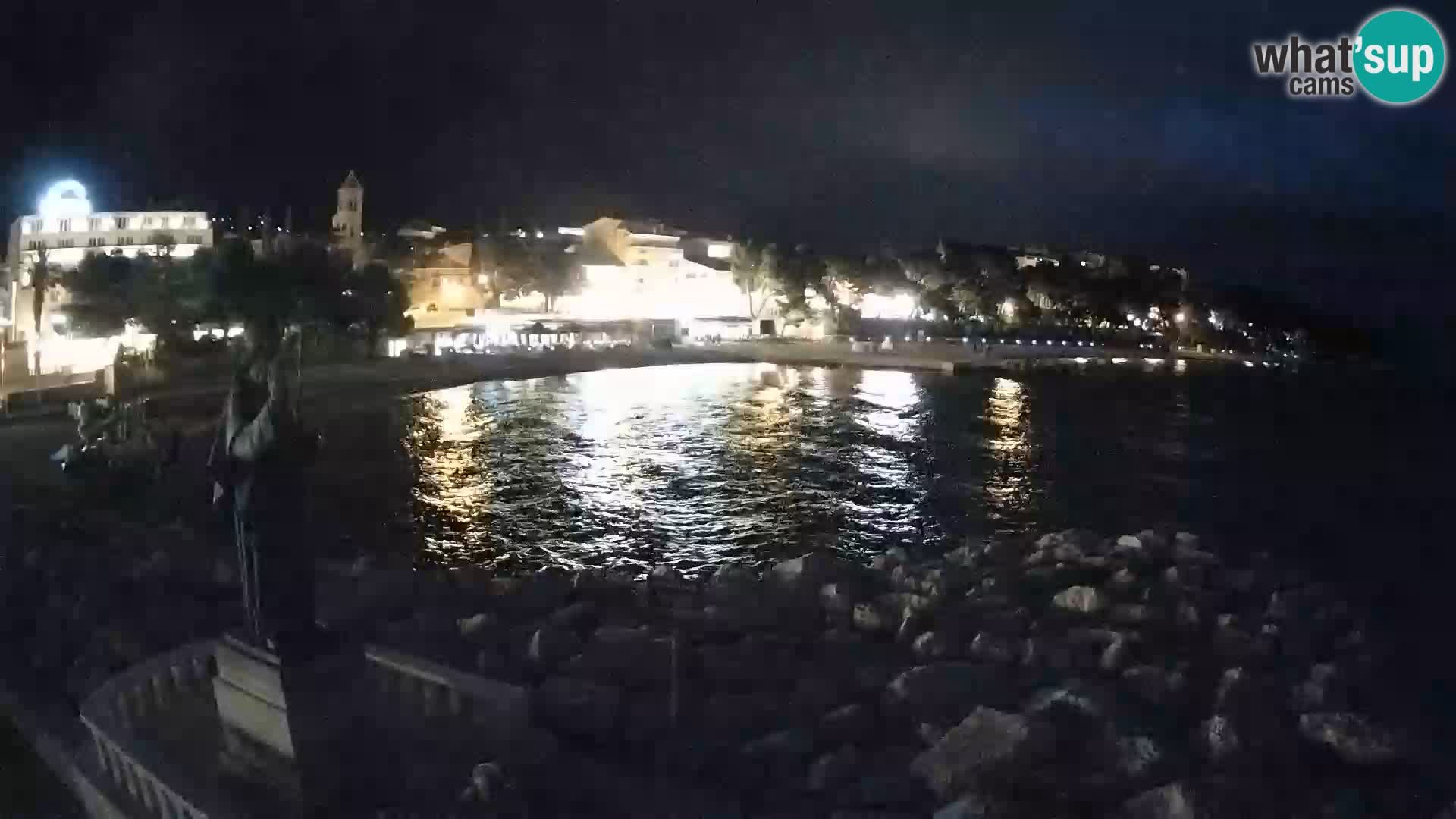 Webcam live Baška Voda – St. Nikola und Strand