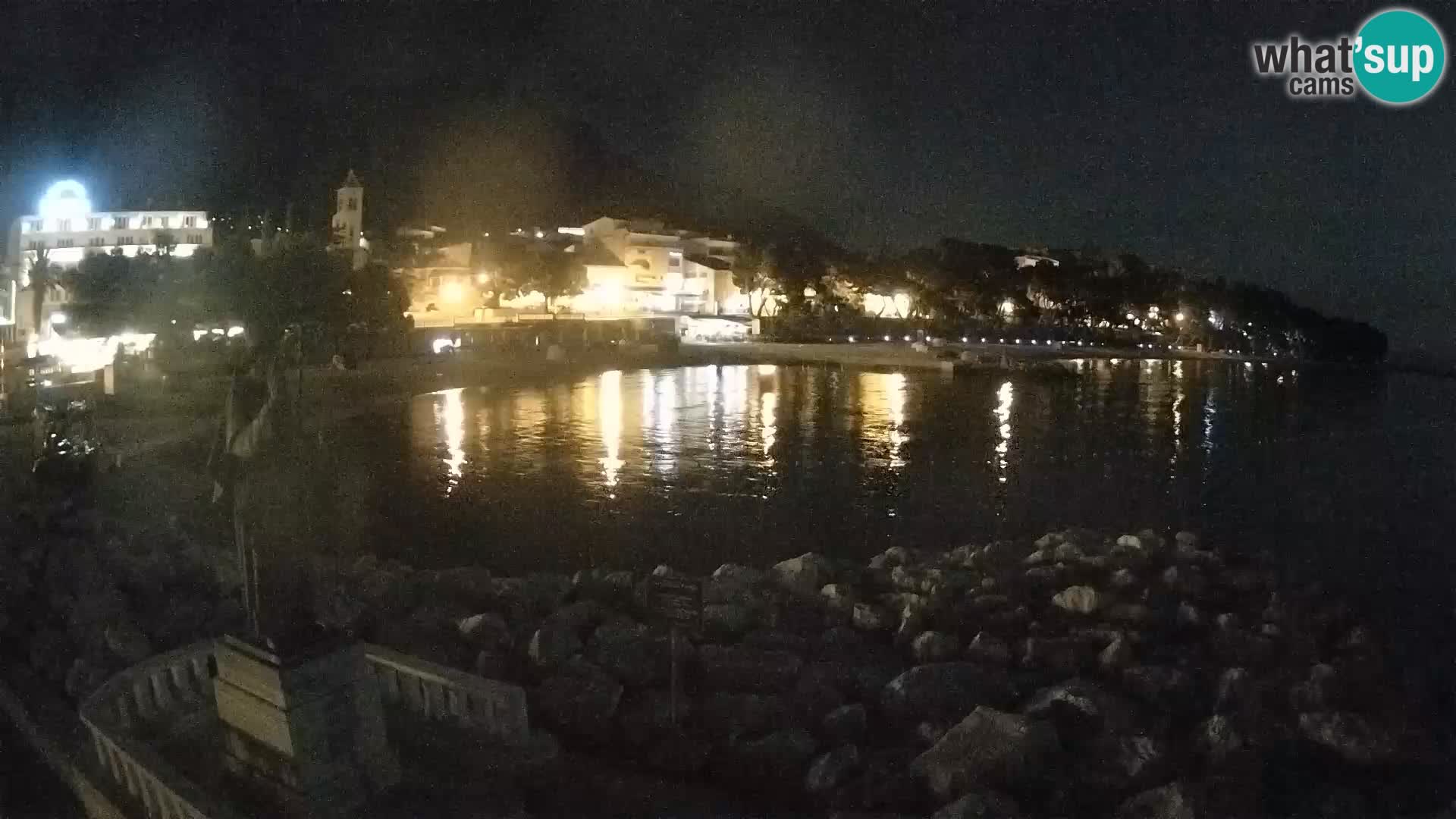 Web kamera Baška Voda – Sv. Nikola i plaža