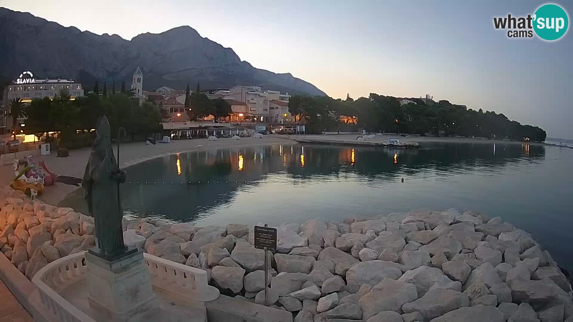 Webcam Baška Voda – St. Nikola y Playa